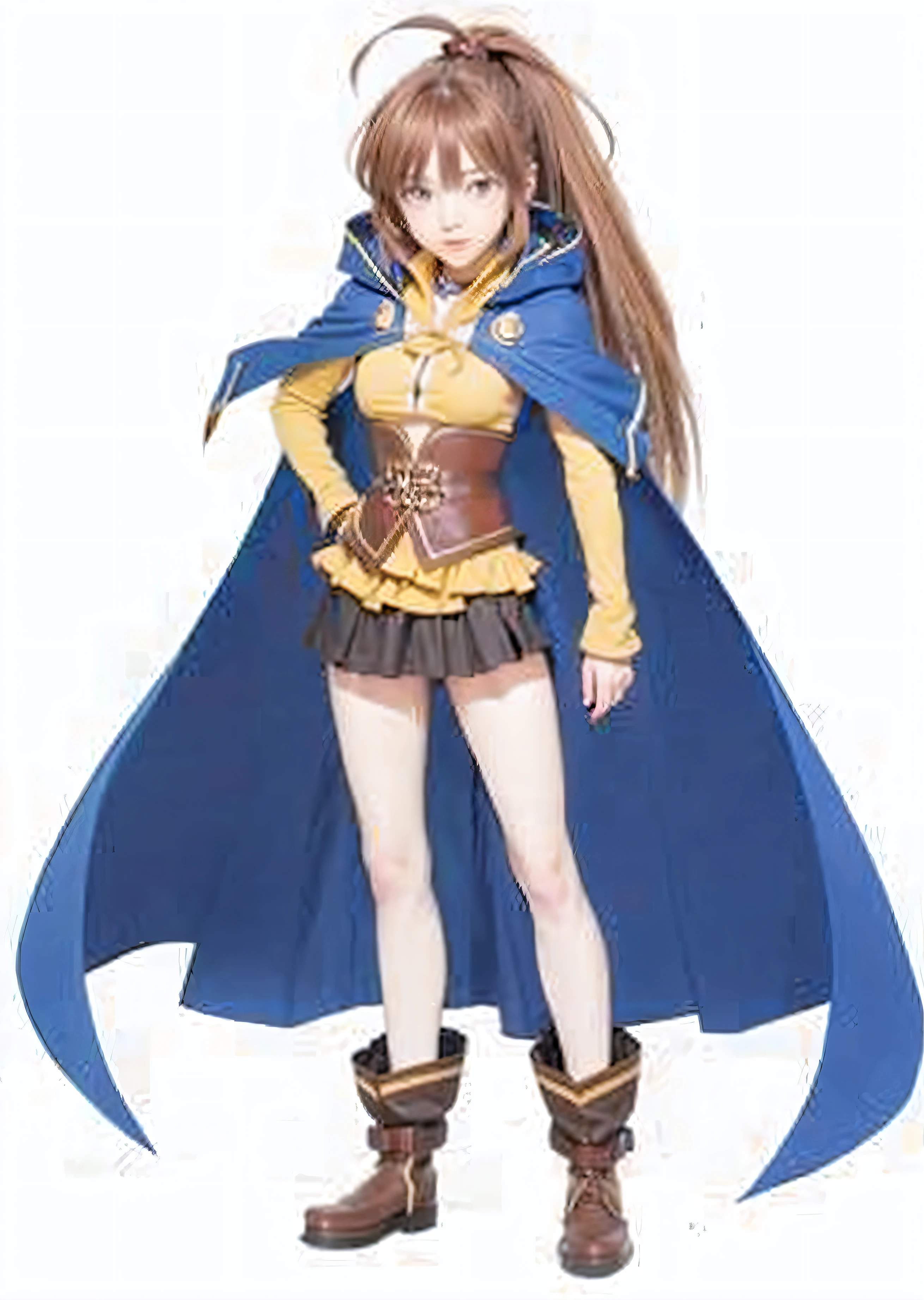 anime character of a woman in a blue cape and brown boots, konosuba, konosuba anime style, female anime character, megumin from konosuba, anime girl named lucy, megumin, natalie from epic battle fantasy, best anime character design, anime character, final fantasy tactics character, aqua from konosuba, jrpg character