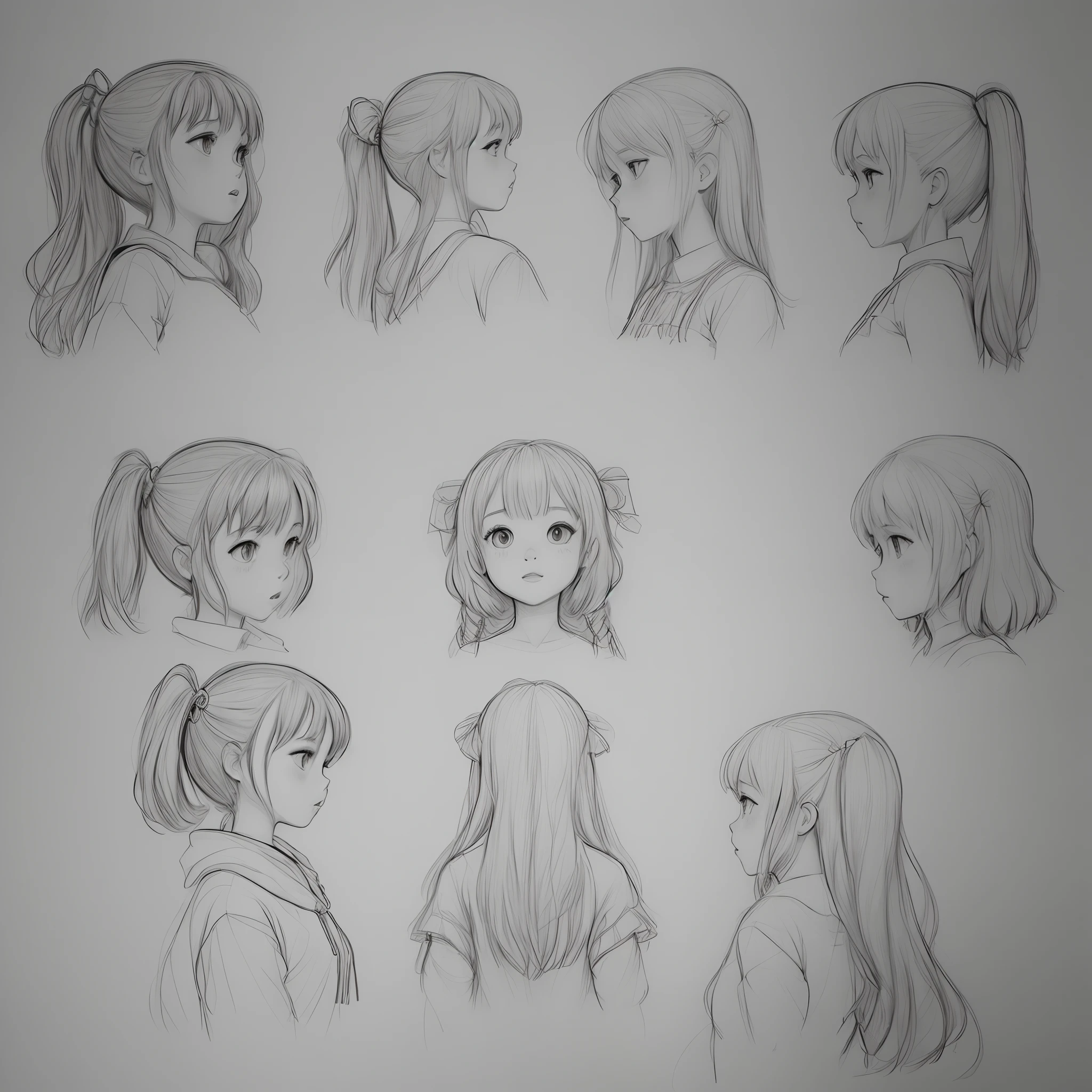 ao drawing method girls from all angles