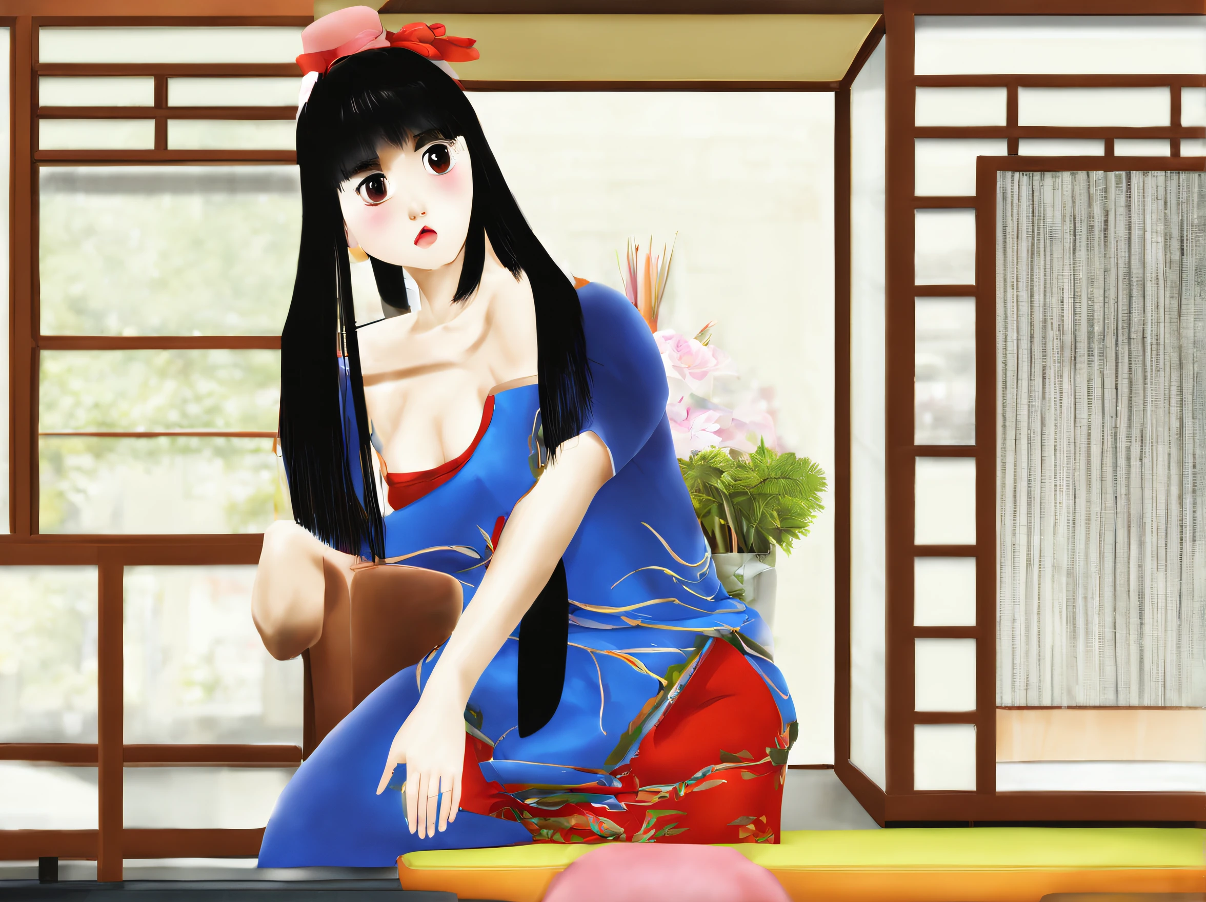 Xiaomei wandered in front of the window,Waiting for the husband