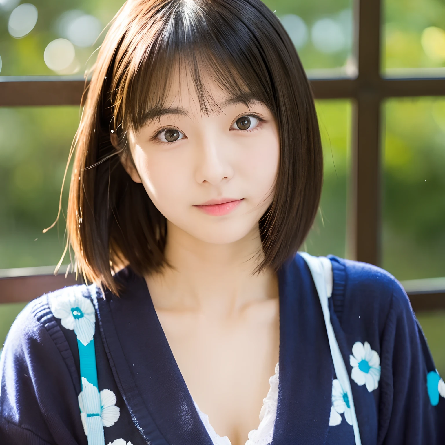 (masterpiece:1.2), Very detailed, Ultra-high resolution, (Realistic, photo Realistic:1.37), High resolution raw color photos, Professional photos, Dramatic lighting, Sharp focus:1.2, (Very detailed顔と肌の質感, Very beautiful eyes, Glowing Skin, Glowing Skin, Glowing Skin, Shining Face, Gloss, Oily skin, greasy face, Oily skin, greasy face, 強いGloss), Perfect Anatomy, Very detailed背景, 1 female, 30-year-old woman, Japanese women, (Medium Hair, Straight hair, bangs:1.3, Brown Hair), (Lean:Weight 1.0), (Flat Chest:1.3), Female portrait photography、Upper Body, (Blurred Background、Station platform), from the front撮った写真、from the front、Looking into the camera、(((Sweat, blush, close your eyes, Open your mouth:1.3))), (Tilt your head:1.3), (vivid red tunic Sweater)、(((Upper Bodyは裸、Nipples sticking out)))