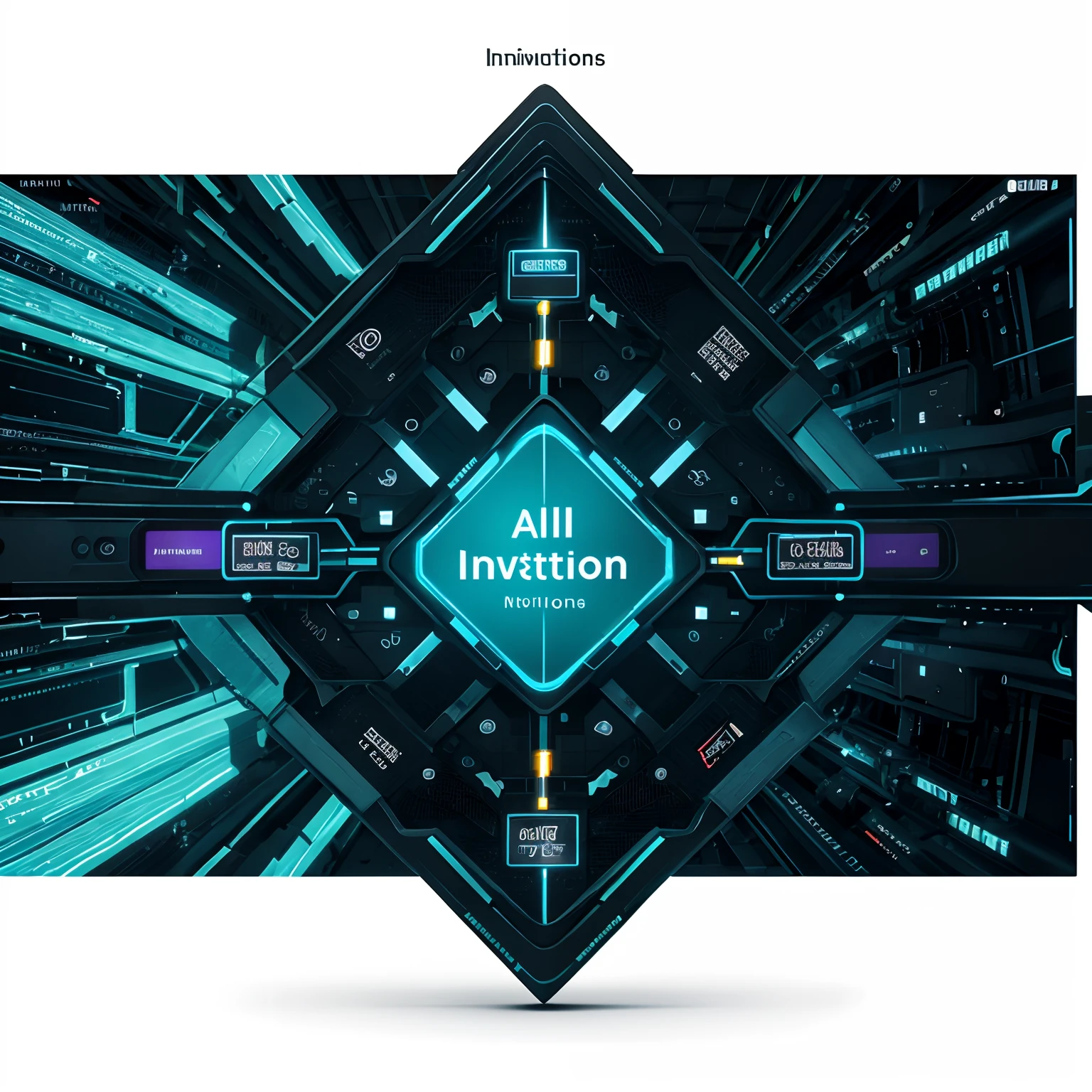 1. Icon: A stylized combination of elements from data science, AI, and machine learning. It can be represented by interconnected nodes or circuits to signify data analysis and neural networks. These elements come together to form a brain-shaped structure, symbolizing intelligence and learning.
2. Color Palette: A blend of tech-inspired colors, such as deep blues, electric greens, and vibrant purples, to represent the dynamic and innovative nature of your work.
3. Typography: Choose a modern, sleek, and tech-friendly font for the company name, "Datamind Innovations."
4. Slogan: Optionally, include a brief slogan like "Where Data Meets Intelligence" or "Innovating with Data and AI" below the company name.