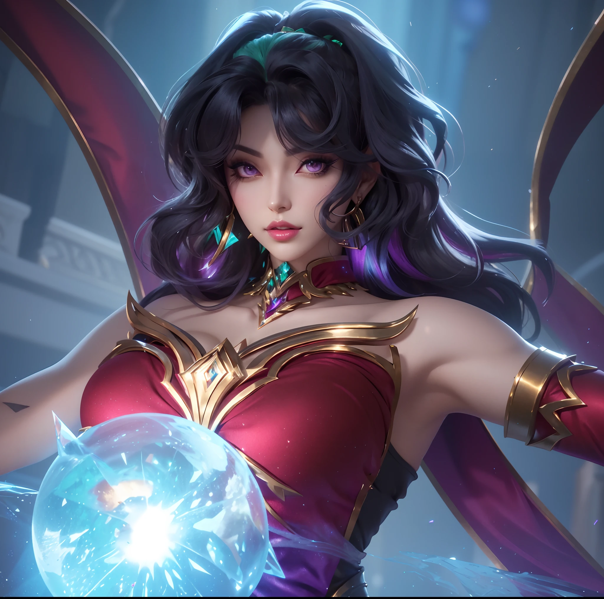 high detailed, 8k, highres, 1girl, jewelry, earrings, makeup, Eyelashes, earrings, collarbone, collar, looking at the scenes, (big breasts, thick thighs, groin gap, wide hips, toned body),, ulzzang-6500, ultra realistic 8k cg, unparalleled masterpiece, absurdres, Exceptional, It's unbelievable, exquisite, erotic, perfect artwork, perfect female figure, perfect anatomy, unique, sexy, very long hair, blonde, multicolored hair, big breasts, looking at the scenes, aesthetic, stunning, splendid, superb, Major, stunning, stunning, luxurious, stylish, nice, Luxury, jewelry, gem, glint, A beautiful, superb, charismatic, wizard, alluring, erotic, Seductive, gothic, fantaisie, Divine, clean, rich, prestige, superb, Supreme, head, Utmost, goddess, lace, lace trim, delicate pattern, Lustrous Skin, gold, royal, minister, Fantastic., whopper, superb, superb, Colossal, superb, ((nsfw, breasts out, , thick thighs, wide hips, toned body)),, high detailed, 8k, highres, (k/that's all kaisaa), league of legends, k/da \(league of legends\), 1girl, Black hair, multicolored hair, long hair, very long hair, ponytail, long ponytail, streaked hair, green hair, two-tone hair, purple eyes, lips, jewelry, earrings, makeup, bare shoulders, crop top, black crop top, collarbone, collar, shiny clothes, separate sleeves, crystals, gloves, elbow gloves, single fingerless glove, midriff, looking at the scenes, (big breasts, thick thighs, wide hips, toned body, ) RozalinD2, 1girl, Giant Azure Lane, Golden hair decoration, Black suit exposed big breasts, cleavage, perfect composition, perfect Waifu)), sexy, appealing, ((Best Quality)), ((巨作)), (Detailed:1.4), submissive, super thick, small waist, Six Pack ABS, ripped, fit, slave collar, makeup, lipstick, blush, exotic, Asian and Spanish, mixed girl, hdr (High Dynamic Range), Ray tracking, NVIDIA RTX, Super High Resolution, Unreal 5, Under the surface, detailed wallpaper, Palace, palace, goddess, camel finger, micro bikini