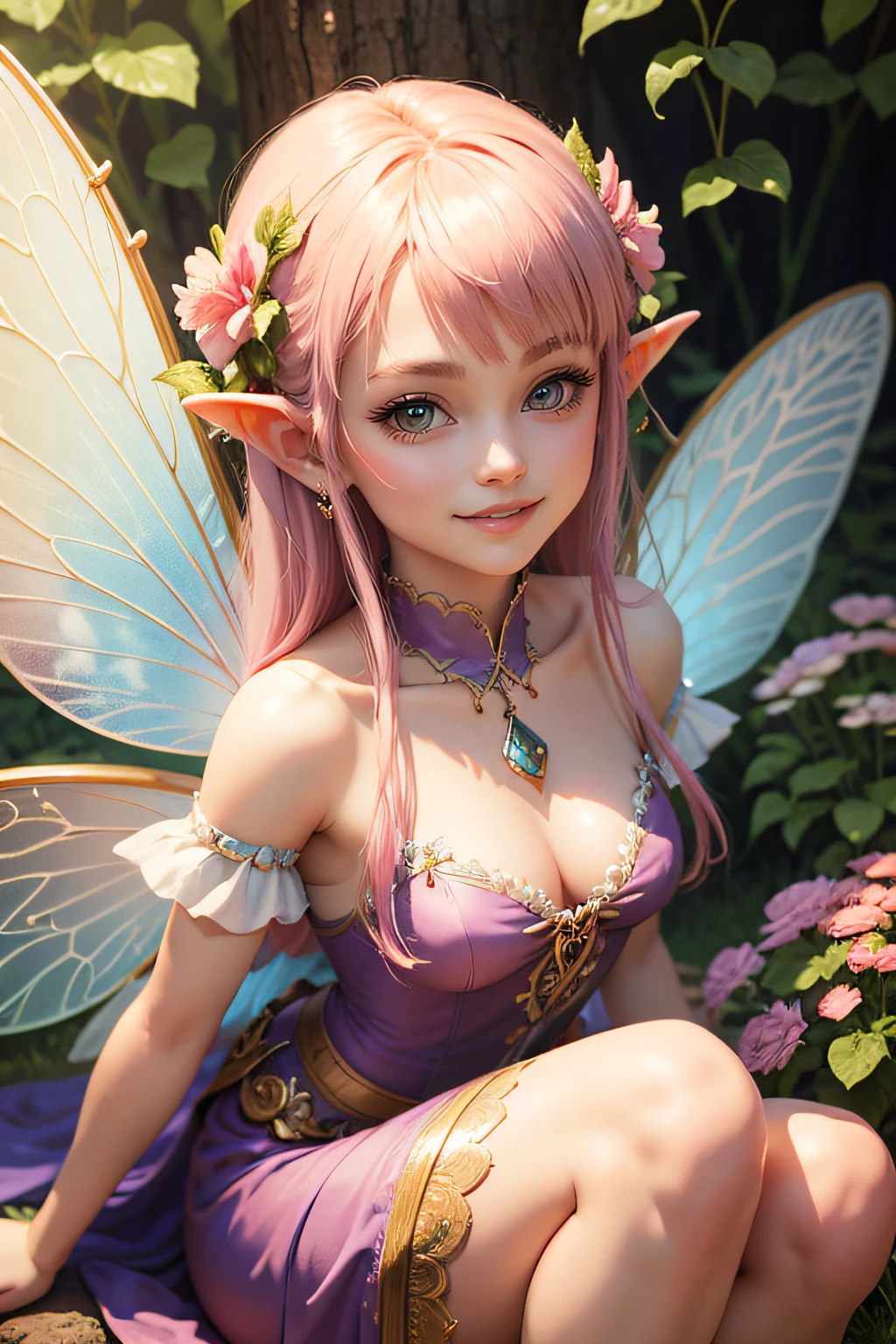 fairy, smile, extremely detailed