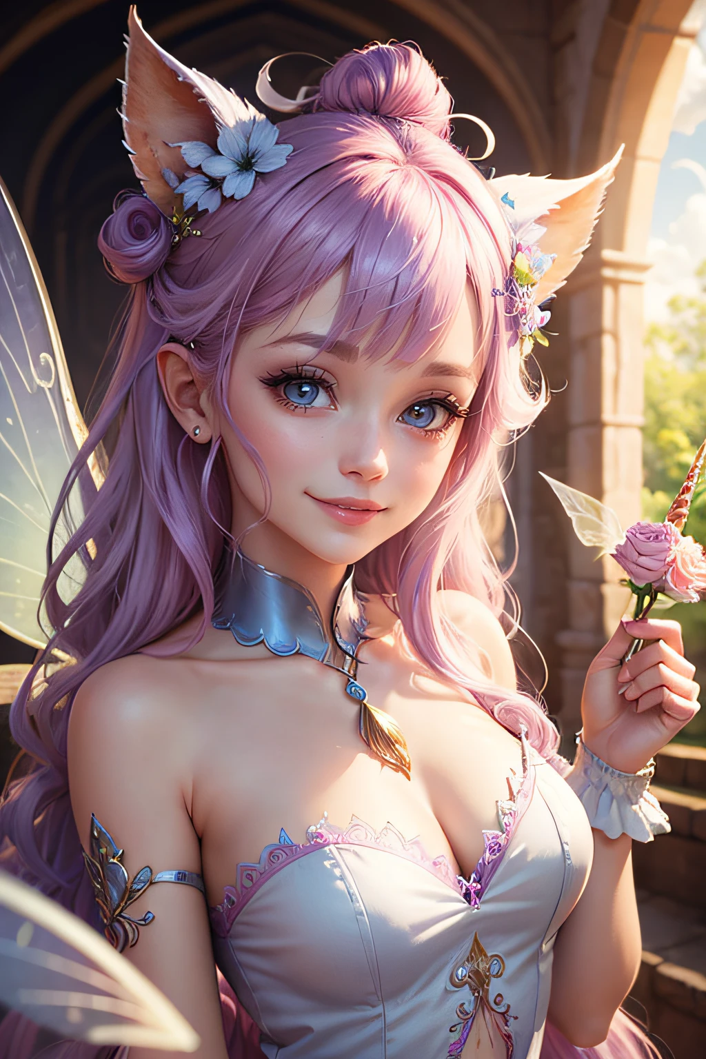 fairy, unicorn, smile, extremely detailed