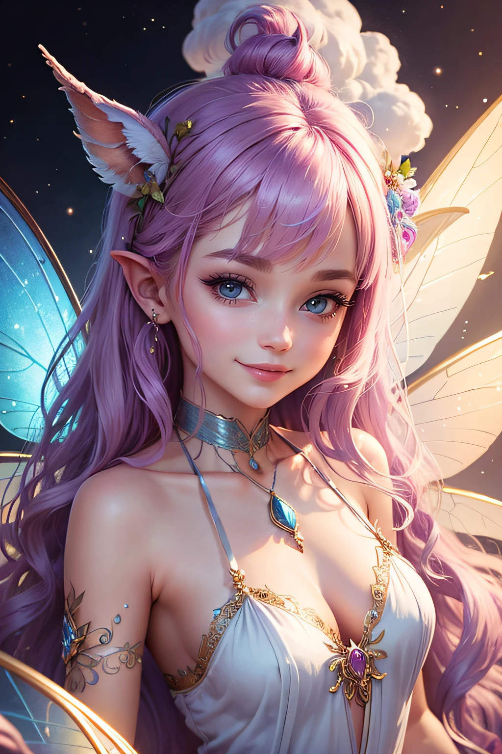 fairy, unicorn, smile, extremely detailed