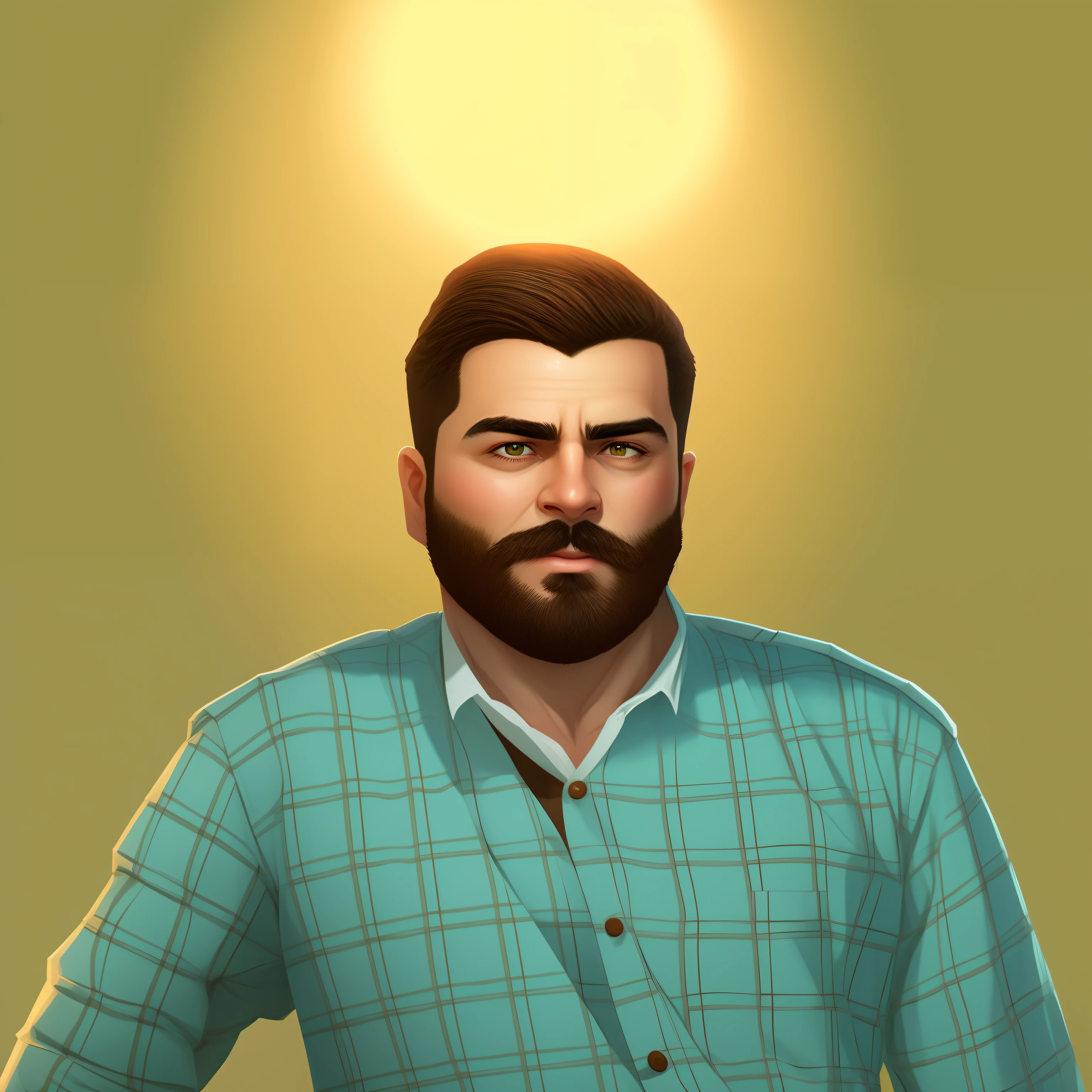 There is a man with a beard and beard in a circle, highly detailed, detailed face, facial-symmetry, Epic portrait illustration, retrato detalhado do caractere, Personagem altamente detalhado, retrato da arte do personagem, irreal 5. retrato de rpg, design de personagem altamente detalhado, epic digital art illustration, barba grossa altamente detalhada, epic character portrait, retrato do design do personagem, arte do retrato do personagem, design de personagem retrato, retrato estilizado, retrato headshot do personagem