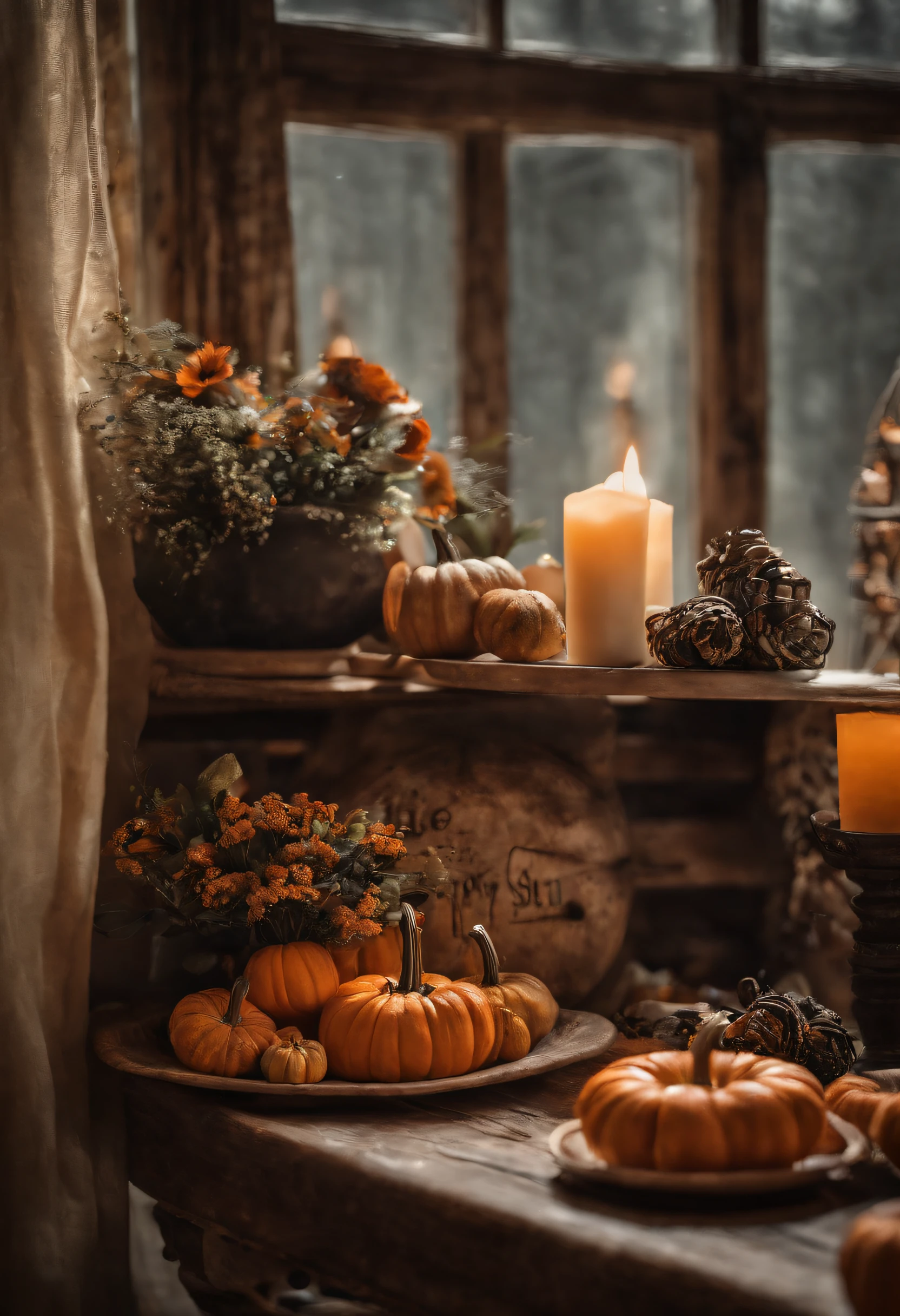 food with halloween elements