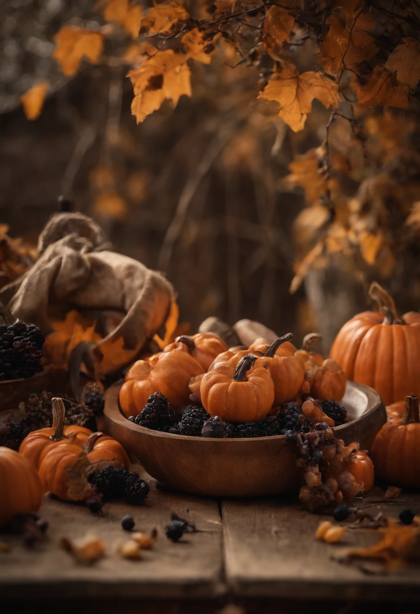 food with halloween elements