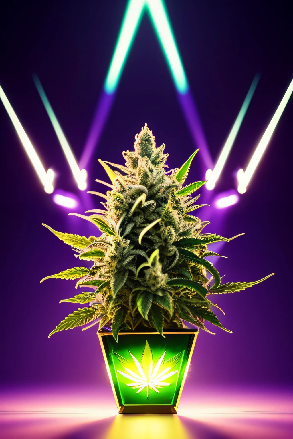 ganja、Magnetar、Spaceship Interior Cannabis Prints Ganapa Vast Night,the beautiful skyline,,Intense and dramatic imagery,the moving visual effects,Holding a cannabis-patterned lantern,It's full of green cannabis,See the light of cannabis floating in the sky,The entire night sky is covered in cannabis。ganja、Magnetar、Inside the spacecraft、Light Marijuana Cannabis, Brilliant, Colorful, magical photography, Dramatic Lighting, photorealisim, Ultra-detailed, 4K, depth of fields, High resolution and cannabis design,The artwork, Sticker Illustration Cannabis、Cannabis Design for Cannabis by Cannabis, Purple cannabis portrait, Design cannabis,,,,(Purple background 1:3 ),Digital Art Smoke、digitial painting、digitalart、ganja、3d rendered、Detailed artwork、beautiful digital works of art、(a hologram:1.5),(Beautiful cannabis silhouette:1.3),3d rendered,ighly detailed, cinematic lighting effect,Stylish and perfect photos、Fully rendered、perfect-composition、Smooth、Hard Focus、intricate detailes、film like、ighly detailed、8 K、, Cannabis painting,ganja。Cannabis in a spacecraft, ganja,ganja, Cannabis and in a spacecraft, (: 1.5), Iris Compié, Gradient Gold Silver Colorful, depth of fields, Detailed cannabis, Glamorous cannabis, ganja, Complex cannabis, Chaos Cannabis, Stunning and rich details,. ganja, ganja.