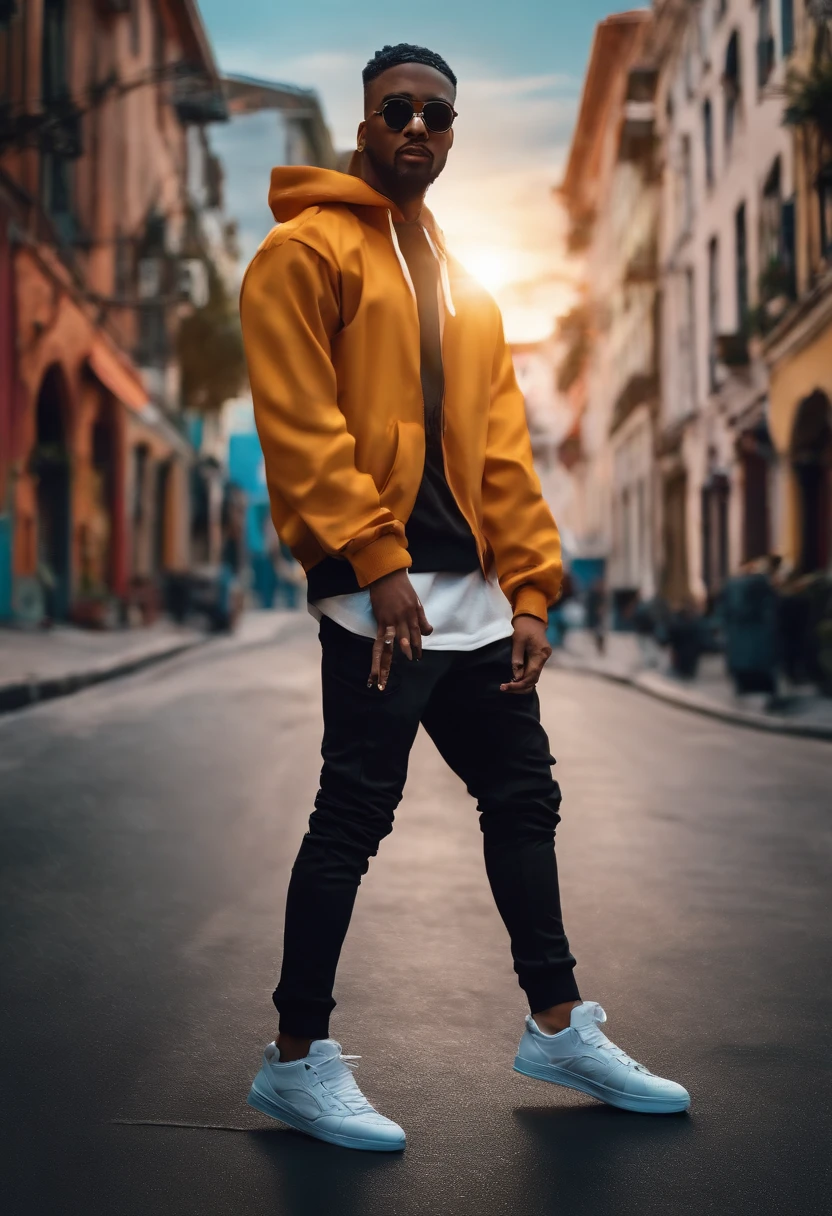 Ultra Realistic Hiphop Style Ad in Motion (No Poster Writing) de dance personnage flyer style 2020 street