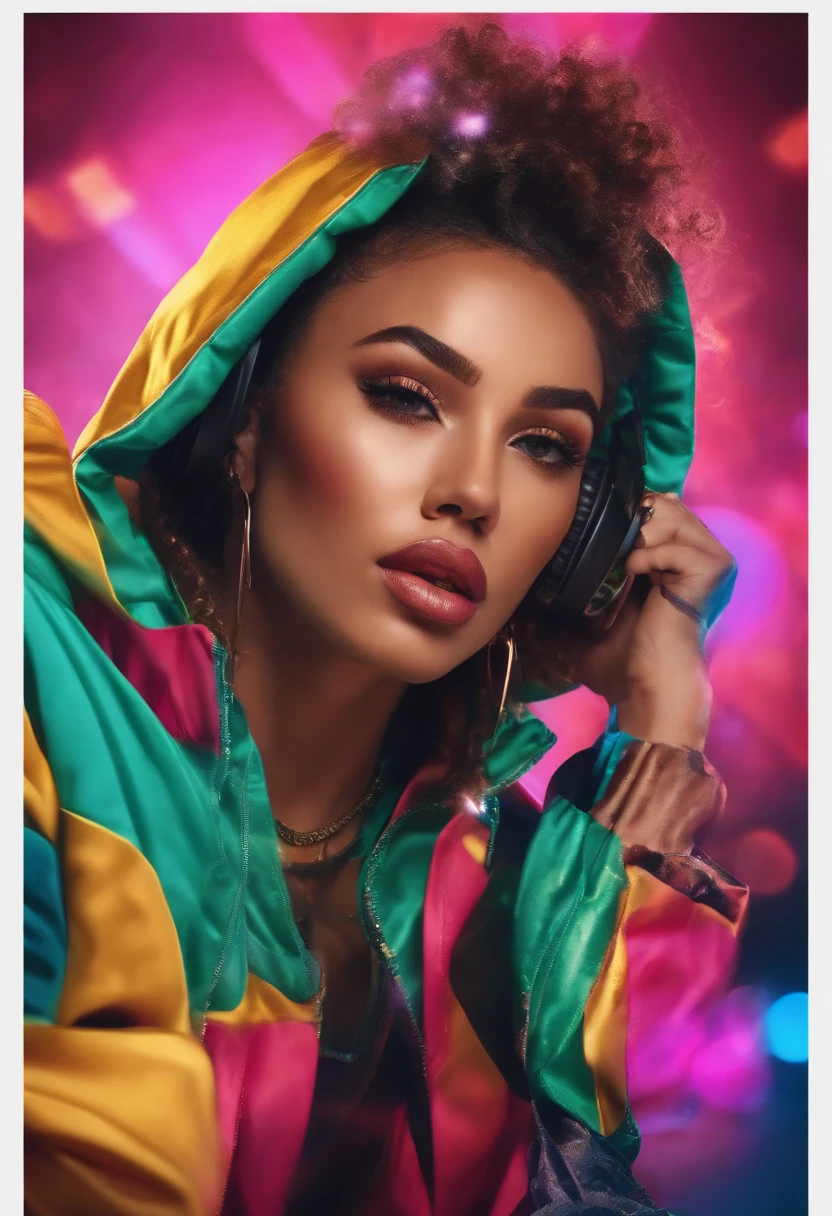 Ultra Realistic Hiphop Style Ad in Motion (No Poster Writing) de dance personnage flyer style 2020