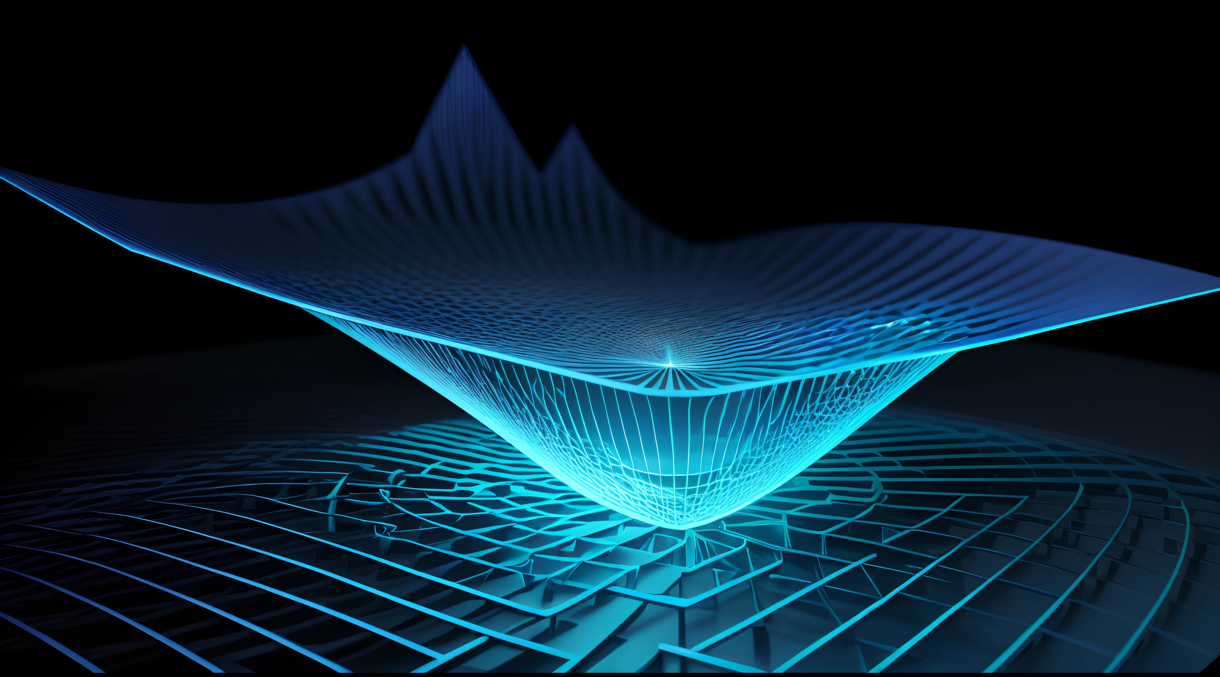 Engaging 3D visualization featuring stunning graphs、glinting