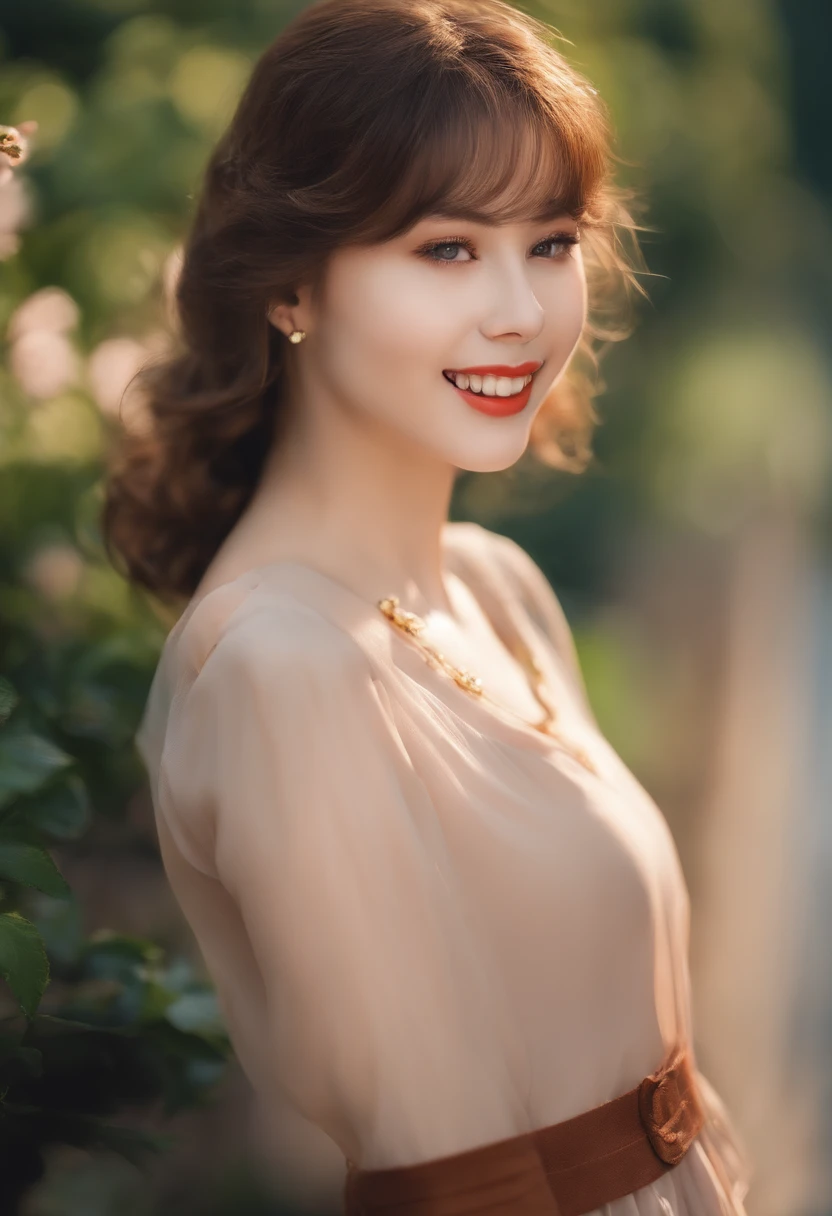 (best quality,8k,20s,teenage,uncensored,lifelike photos,absurd,sly smile,solo,idol face,delicate girl,upper body,straightforward,sophisticated,slender arms,color variations,(abundant eye and face details:1.0),[bokeh:1.1],tongue)