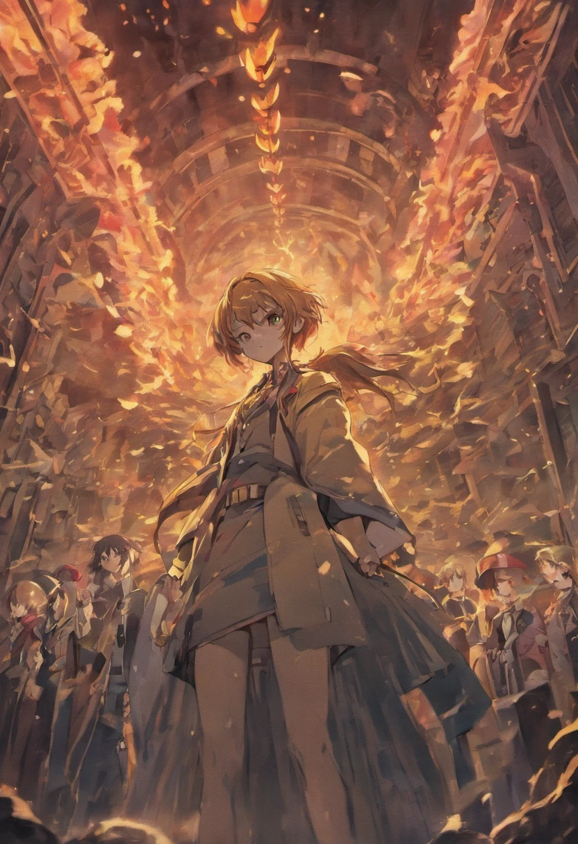 The tide of corpses behind the boss
