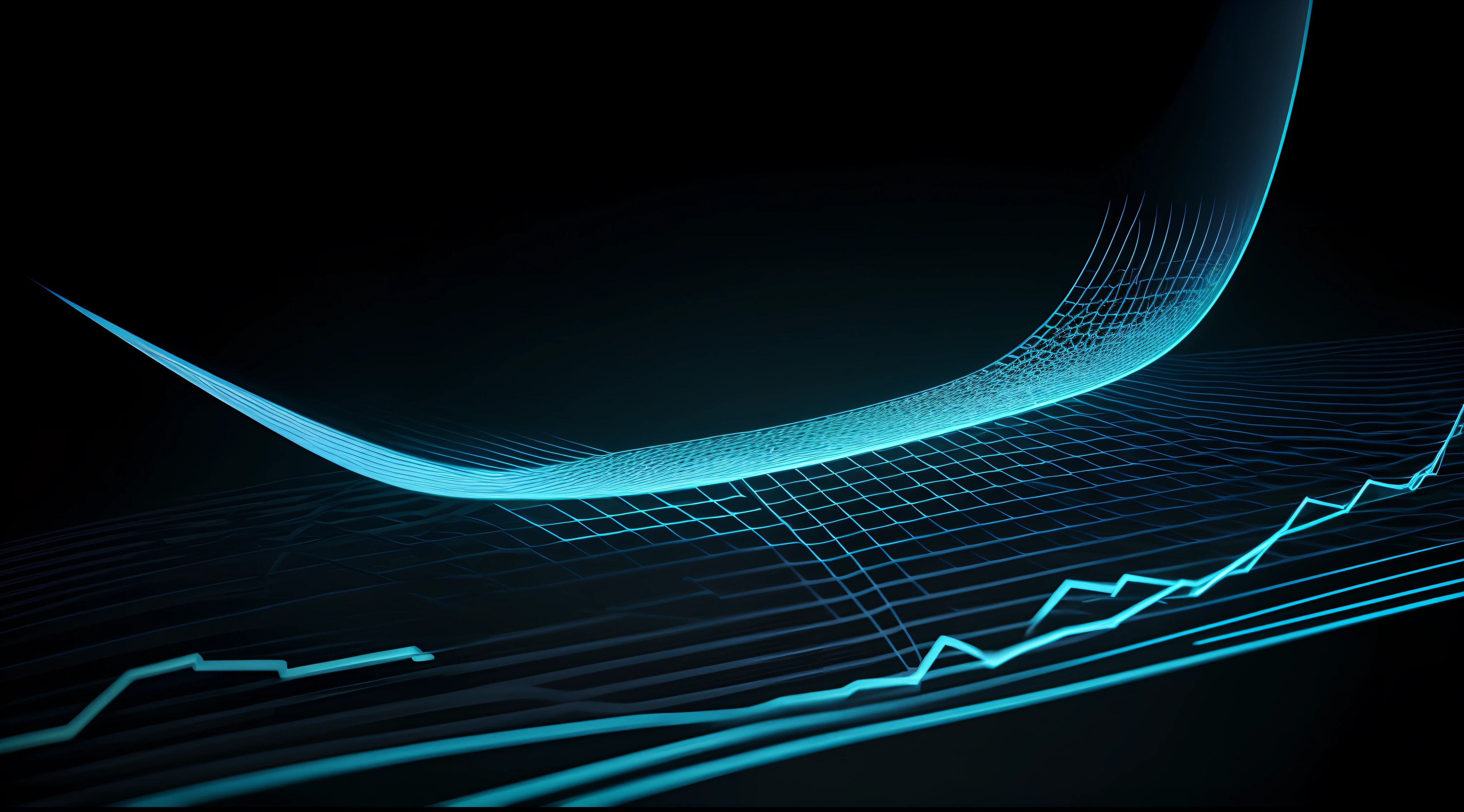 Engaging 3D visualization featuring stunning graphs、glinting