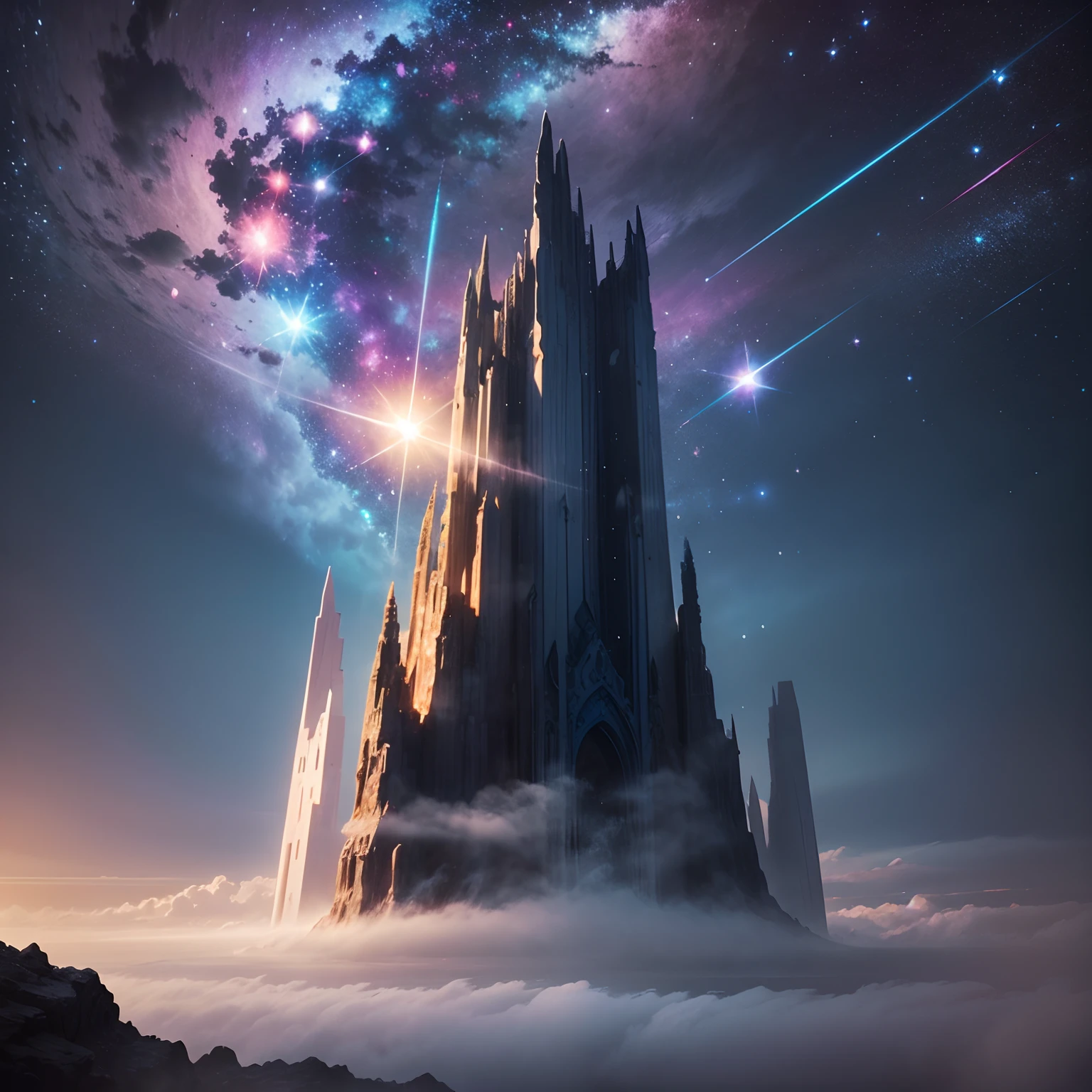 (HighestQuali,astonishing detail:1.25),mont,(Mist:0.9),(waterfallr:0.8),(the cherry trees:1.3),(cinematic compositions:1.3),(dream magical:1.3),hoang lap,Blue Flame,Plasma,Particle effect,Crystal clear texture,Vibrant colors,(Skysky),the space,starrysky,Skysky,galaxias,depth of fields,Light,Reallightandshadow,diffused reflections,