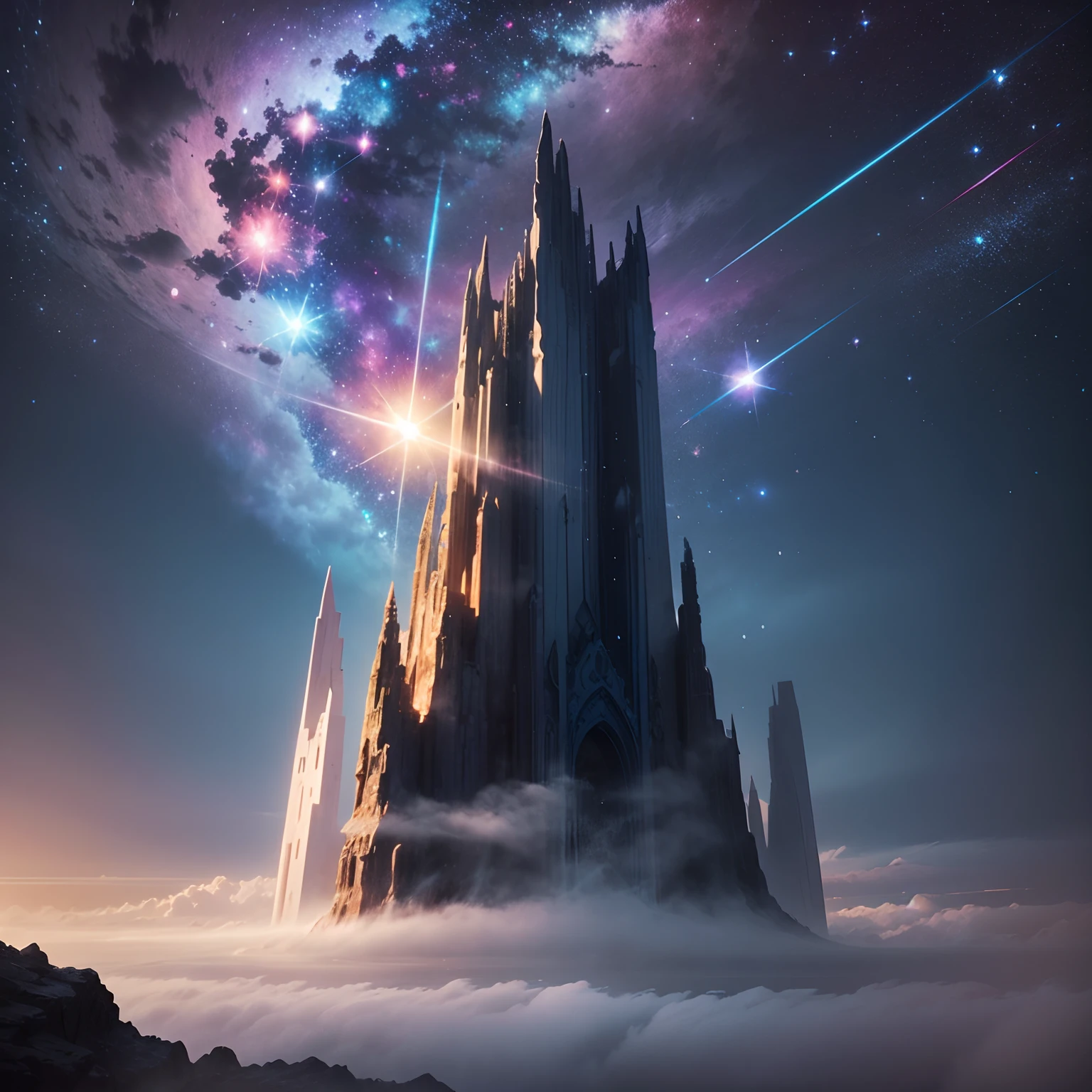 （HighestQuali，astonishing detail：1.25），mont，（Mist：0.9），（waterfallr：0.8），（the cherry trees：1.3），（cinematic compositions：1.3），（dream magical：1.3），hoang lap，Blue Flame，Plasma，Particle effect，Crystal clear texture，Vibrant colors,（Skysky），the space，starrysky,Skysky，galaxias，depth of fields，Light，Reallightandshadow，diffused reflections，