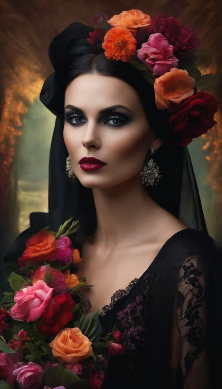 une tres velle femme noir