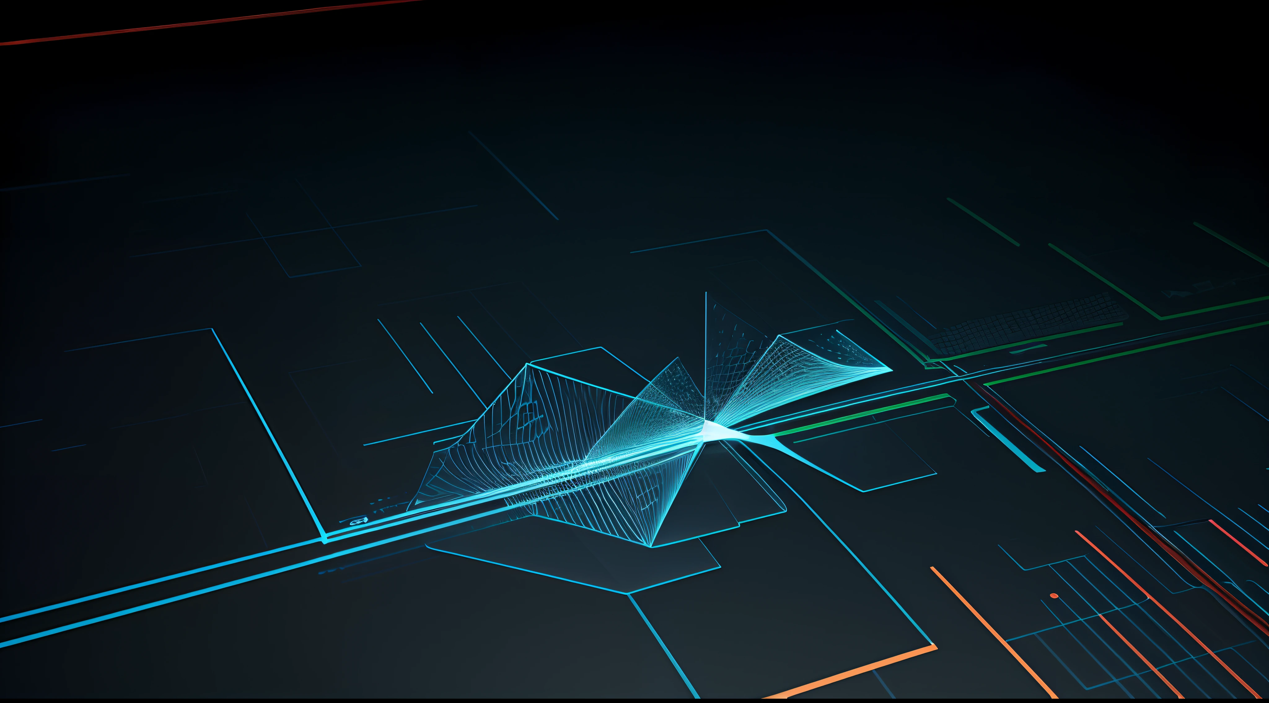 Engaging 3D visualization featuring stunning graphs、glinting