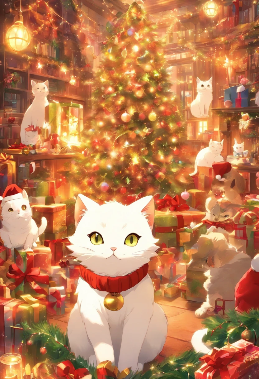 White Cat Christmas Party,Biology is correct