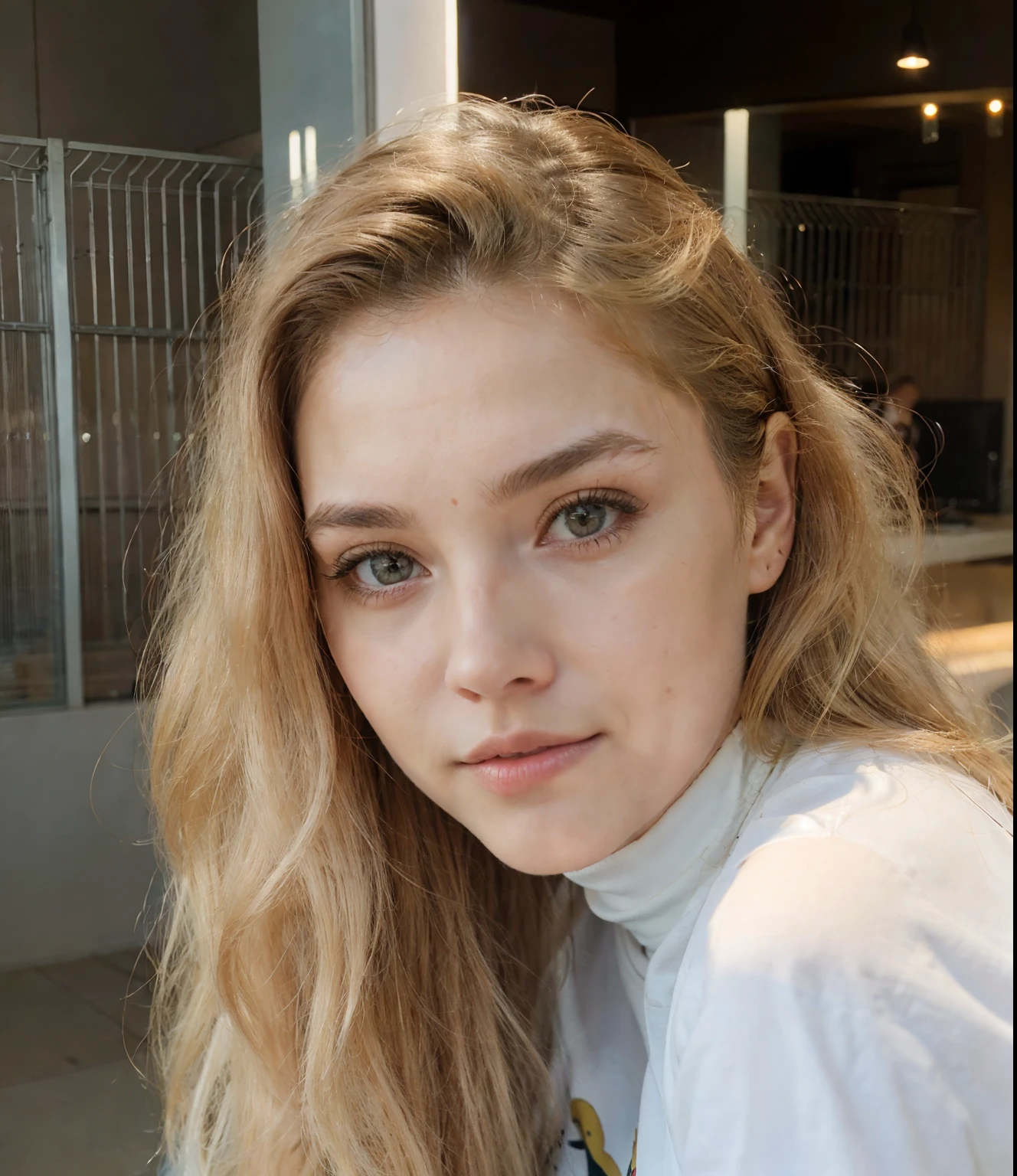 Mulher loira com olhos azuis e longos cabelos loiros posando para uma foto, longos cabelos loiros e olhos grandes, cabelos loiros e olhos grandes, imagem vazada, uma com cabelo loiro, uma loira linda, Yelena Belova, Sidnei Sweeney, 19-year-old girl, taken in the early 2020s, alexa grace, rosto extremamente bonito