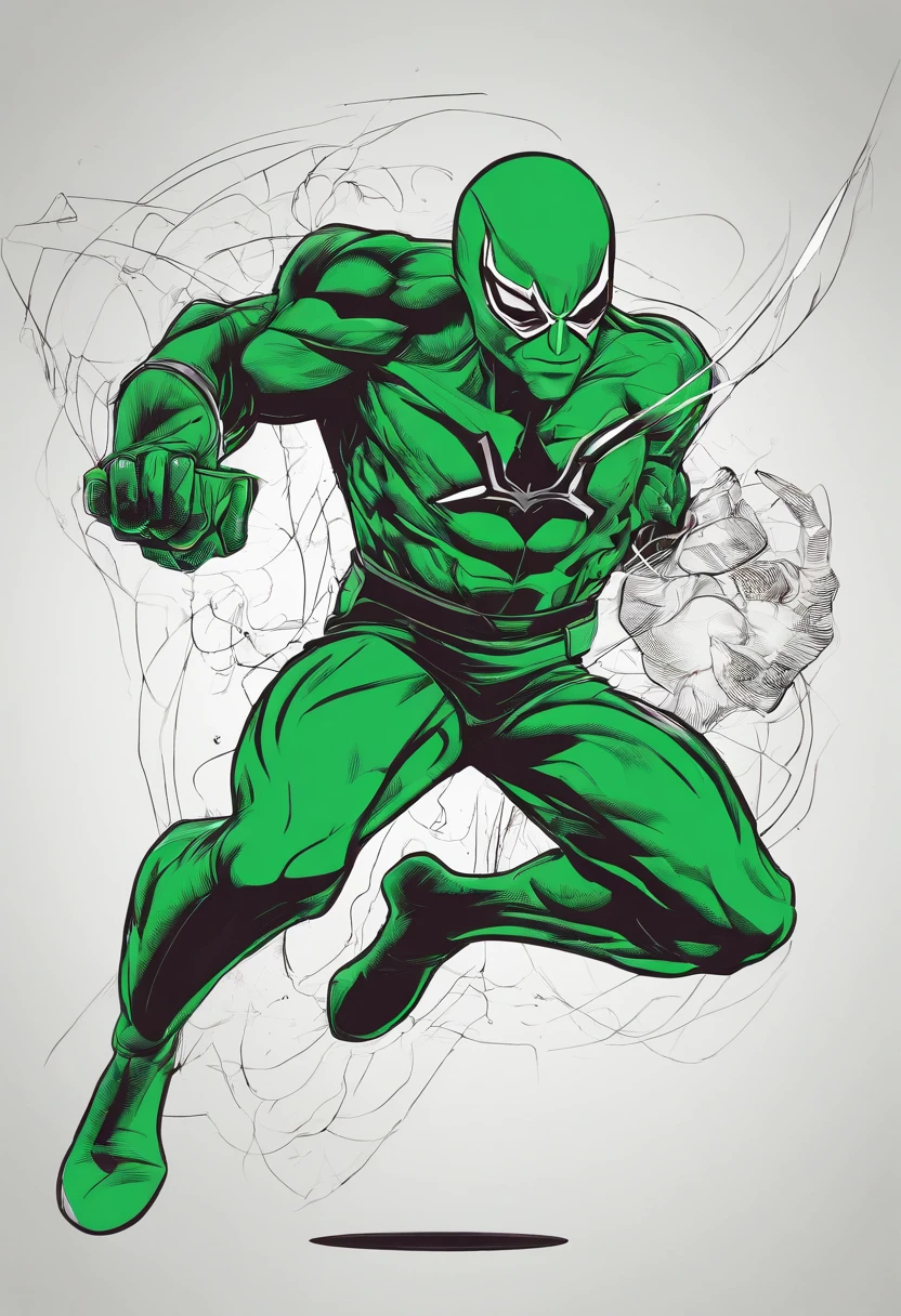 green goblin punching spider-man