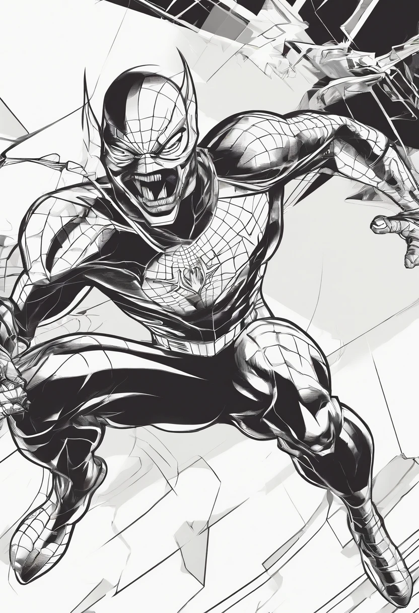 green goblin chasing spider-man