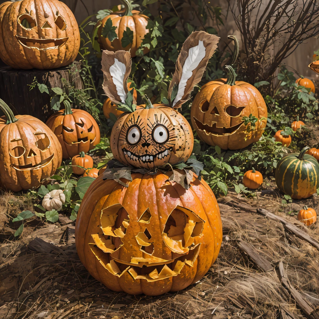 King Rabbit hollow sandalwood material（best qualtiy，8K Pumpkin Bunny King,Masterpiece）When the Rabbit Skeleton Pumpkin appears，Only heard, unseen，Pumpkin Burger Bunny King Explosion，That whistle echoed for a long time，It's like a prelude to impending death，The image of the rabbit pumpkin and the pumpkin rabbit is deeply ingrained in the predecessors，Fruit body，Rabbit skeleton pumpkin crushed，Be everyone's nightmare bunny pumpkin， Wait until the pumpkin bunny Burger King shows up，Wear rabbit pumpkin Burger King sandalwood bark，Add a rabbit pumpkin stick covered with wire to the burger king bunny，Rabbits are oppressive，The pumpkin man rabbit is also careful to hide his kindness，Burger King pumpkin people will be a weakness for survival because of their goodness，Hiding goodness is the way to survive in troubled times，Sandalwood pumpkin zombies are not scary，Human pumpkins are terrible，The pumpkin skeleton succeeded，Both are meant to protect the rabbit pumpkin itself，It is also to protect rabbit yerba mate pumpkin，Pumpkin Burger King good vs. Rabbit pumpkin evil，Two sides of the seemingly opposite，But in Negan, There are two watermelons on the same body， Face the rabbit enemy，The pumpkin skeleton is cruel，Pumpkin people are not soft，Skeleton pumpkin faces someone who wants to protect，Southern skeleton melons are also gentle and loving。（Rabbit Soldier Pumpkin Head）burger king，Smoke billowed out，thin fog，Sandalwood Burger King pumpkin（Burger King splash：1.2）， Thunderbolt rabbit background，Rabbit Burger King ruins（realisticlying：1.4），Burger King Bunny，Telephoto lens high， A high resolution， the detail， RAW photogr， Sharp Re， Nikon D850 Film Stock Photo by Jefferies Lee 4 Kodak Portra 400 Camera F1.6 shots, Rich colors, ultra-realistic vivid textures, Dramatic lighting，8K quality,，Backstreets， Rabbit Burger King background（realisticlying：1.4）