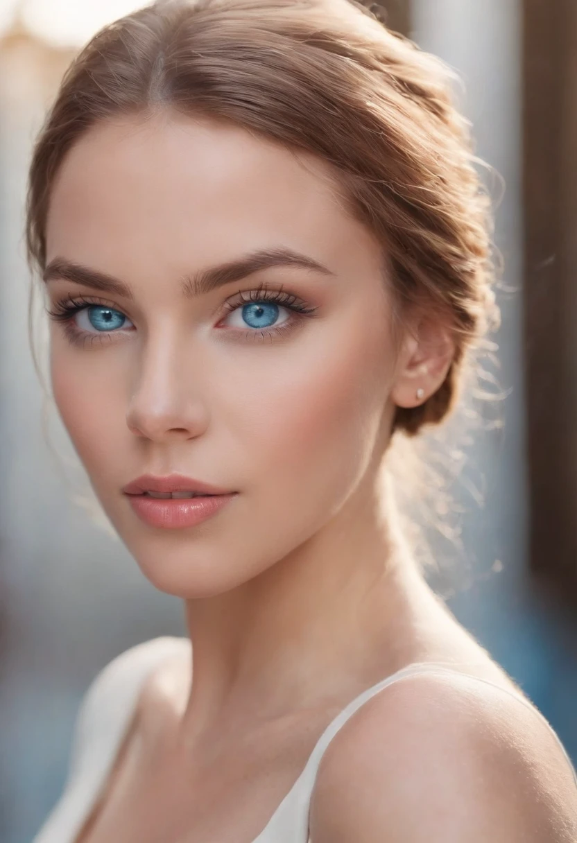 Une belle femme africaine,Langue sortie,Wink,
Seductive face blue eyes, ULTRA-REALISTIC BLUE EYES,Hyper detailed perfect eyes