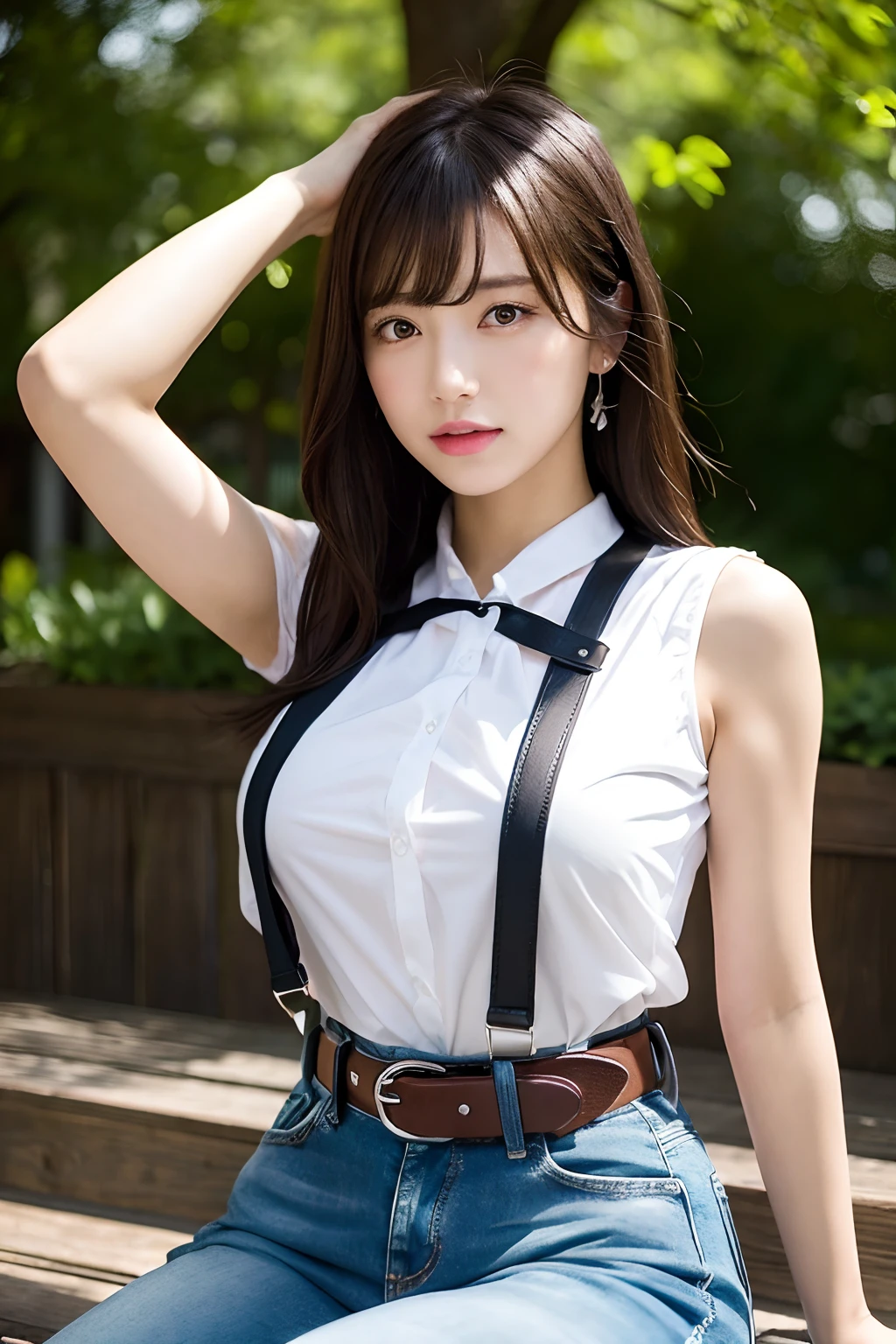 masterpiece、top-quality、The ultra -The high-definition、、colourfull、flat-colors、depth of fields、lens flare 1 girl、、A dark-haired、watching at viewers holster bobby Cutter shirt a belt suspenders working adults materia OL glares large full breasts glares huge-breasted a miniskirt garterbelts knee high Stockings Black Niso Face sitting
Waiting to start Armpit sweat perspiring Sides of both hands
