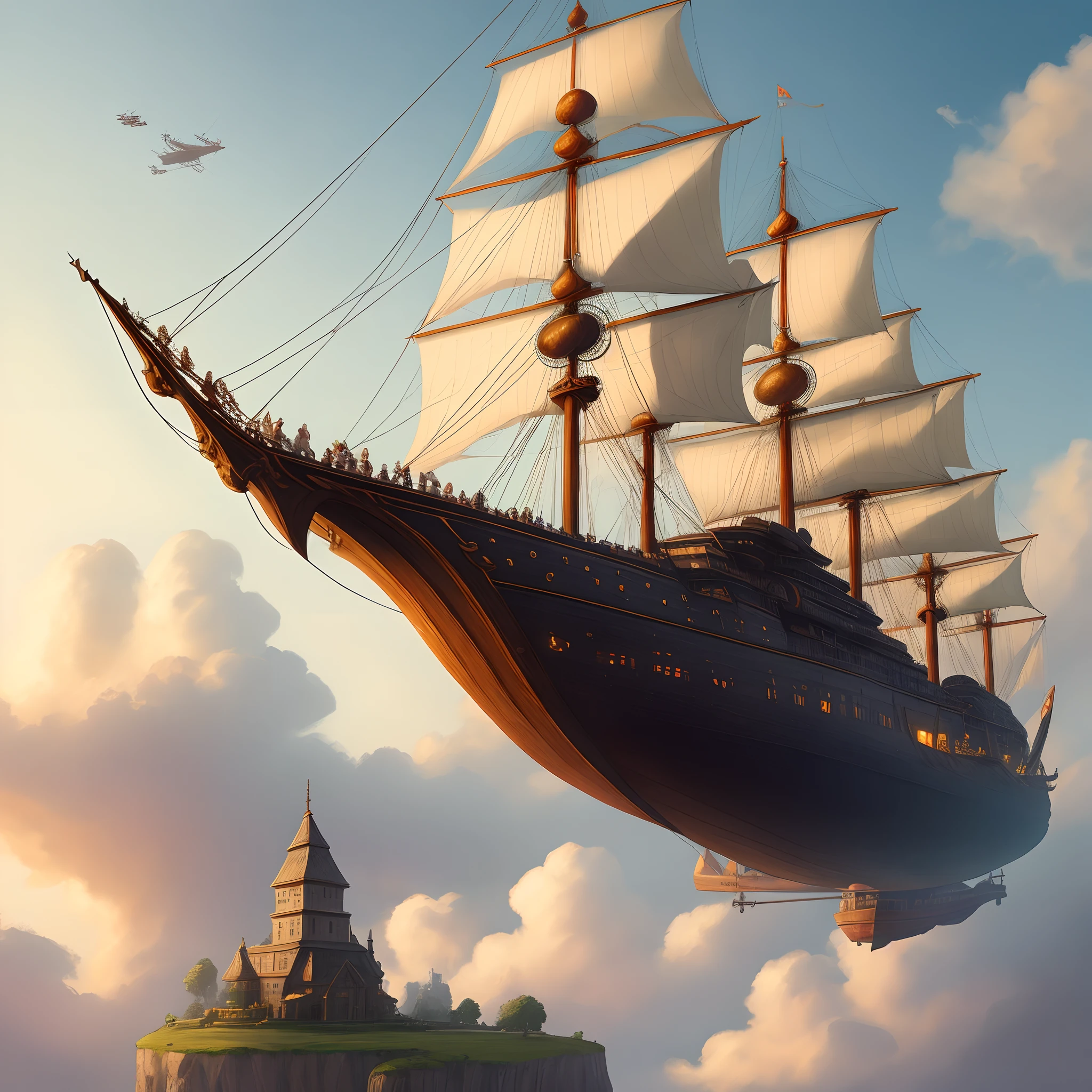 Serenity as a D&D skyship