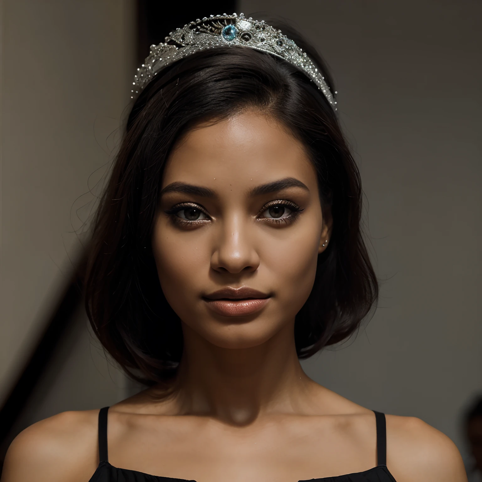 visage, femme noire, jolie, ultrarealistic, realistic beauty