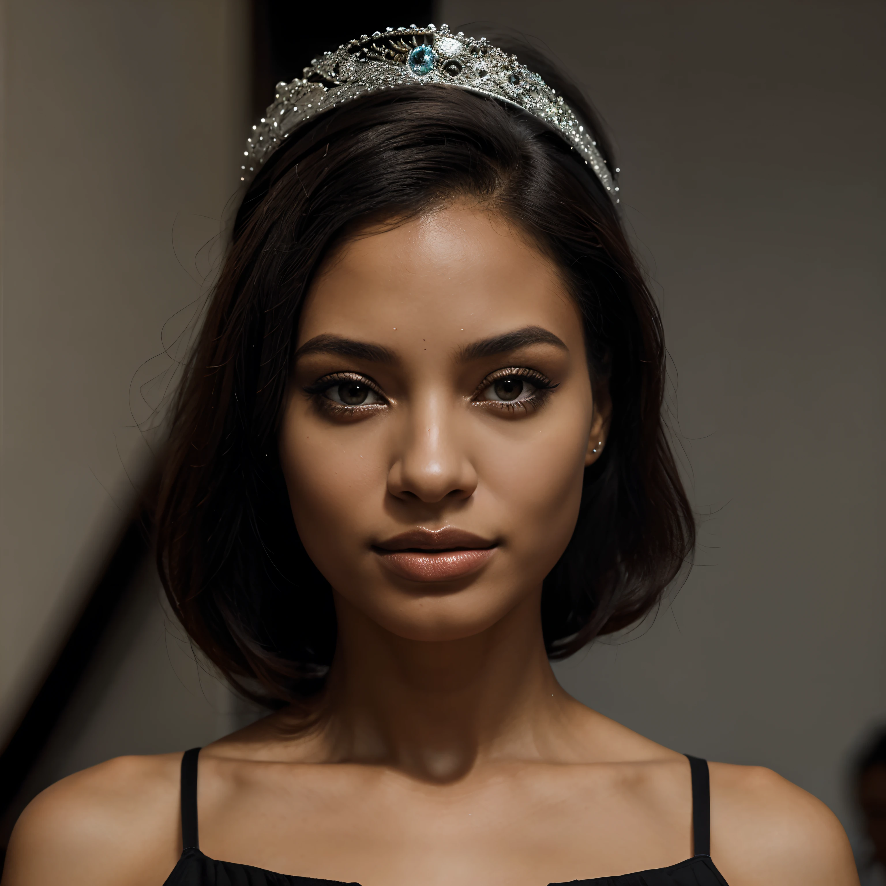 visage, femme noire, jolie, ultrarealistic, realistic beauty