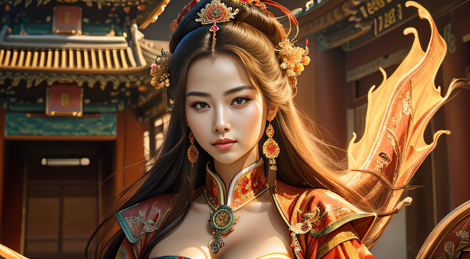 (bestquality,10,10,highres,masterpiece:1.2),ultra-detail,(Realistic,photorealistic portrait,photo-realistic:1.37),General Chinese,(photorealistic portrait:1.4),RAW photo,,illustration, Dance 1girl,(bara:1.2),(cowboy shot:1.2),(Hair crown:1.2),Traditional Chinese Dunhuang style clothing,strapless,(red eyeliner:1.2),(Big breasts:1.4), earrings,dynamic angle,entertainment,messy_long_hair,ink,Cinematic lighting,lens_flare,Velvet,chrysanthemum,tassels,ribbons,embroidery,Close-up of logo with dragon on it, Akiman, naga-tirr, Game Logo, dragon design language, fire flaming dragon serpent, Avatar For website, full - view, fire flaming serpent, when!, G Liulian Art Style, Full view, Logo Art, Aum, by Yi Gills, Sumai-e Art Style,Beijing Summer Palace view (Beijing Summer Palace (Beijing Summer Palace)) (Beijing Summer Palace (Beijing Summer Palace) (Beijing Summer Palace (Beijing Summer Palace))) (Beijing Summer Palace (Beijing Summer Palace) (Beijing Summer Palace (Beijing Summer Palace)) (Beijing Summer Palace (Beijing Summer Palace) (Beijing Summer Palace (Beijing Summer Palace)))) (Beijing Summer Palace (Beijing Summer Palace) (Beijing Summer Palace (Beijing Summer Palace)) (Beijing Summer Palace (Beijing Summer Palace) (Beijing Summer Palace (Beijing Summer Palace)))),fire dragon