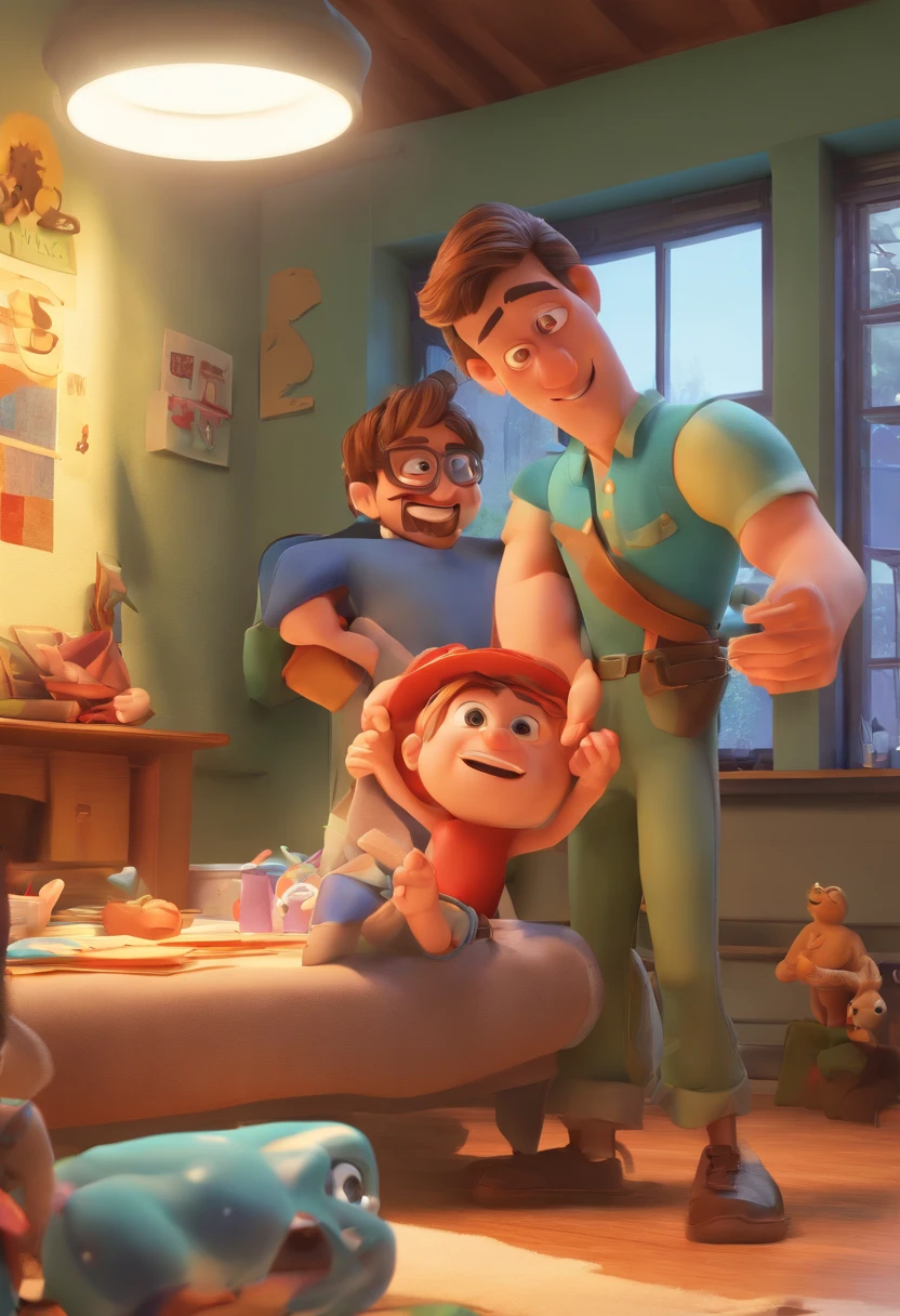 comics, Very detailed, Cute Chucky Male Ghibli Studio Style