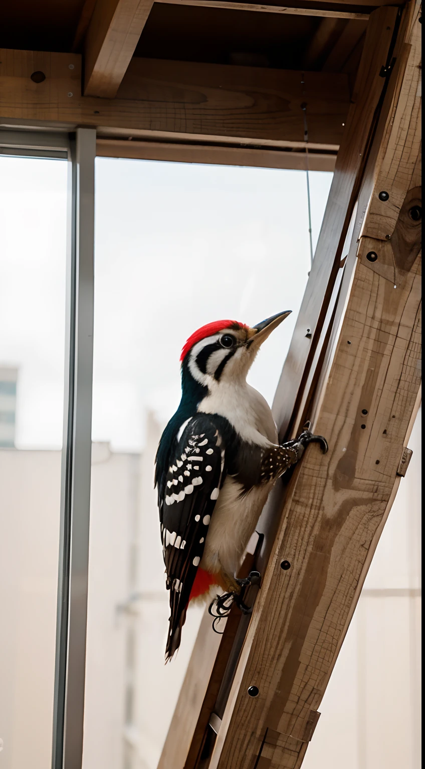 I need to create modern images of woodpecker bird