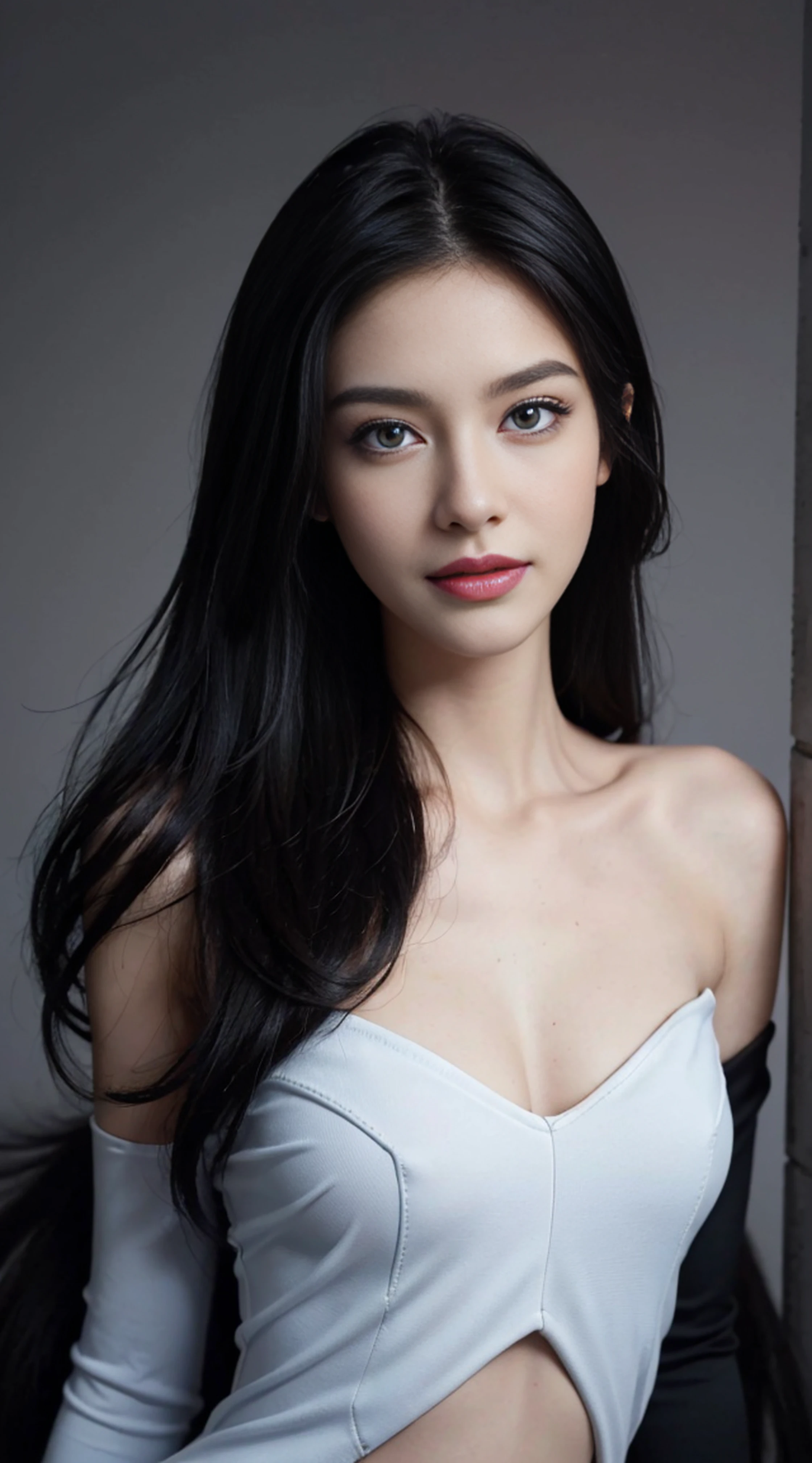 8K, Top Quality, Intricate Details, Ultra Detail, Ultra High Resolution, Masterpiece, random angle, Slender, Smile, (Makeup: 0.4), (Fluffy Blue Eyes: 1.21), blue Eyes, looking at viewer, ((full body)), 1girl, solo, 1 girl, (( full body)), close up shot, , ((tall)), (((fit body))), (((slim face))), sharp face, sharp eyes, (((black hair, long hair, )) , (detailed face), sharp face, small lips, windy ,
(( )), (fire suit)), detailed face, detailed breast, , large breast, detail ass, , Beautiful girl with accentuated slender abs: 1.4, Six Pack Abs: 1.4, Bust Botox, Big, Perfect Body, detail leg, (( moonlight)), top of mountain