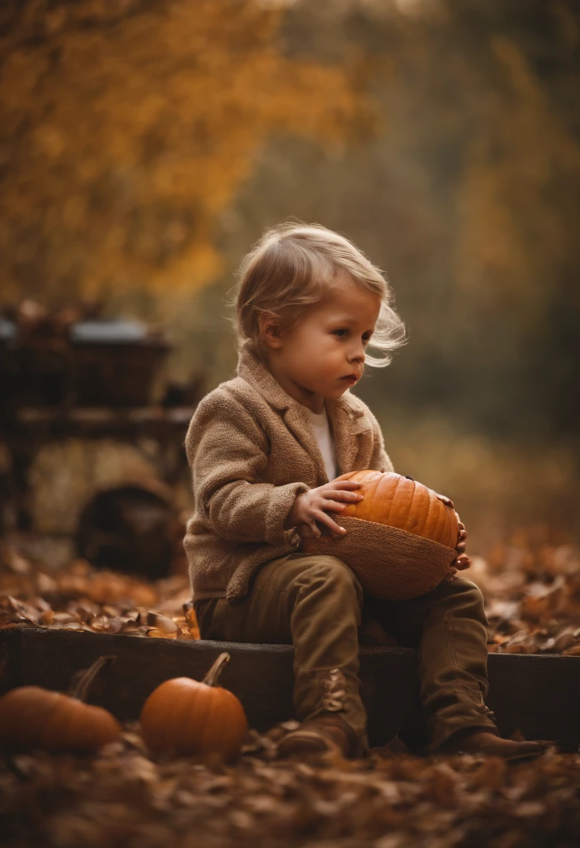 Children playing on Halloween