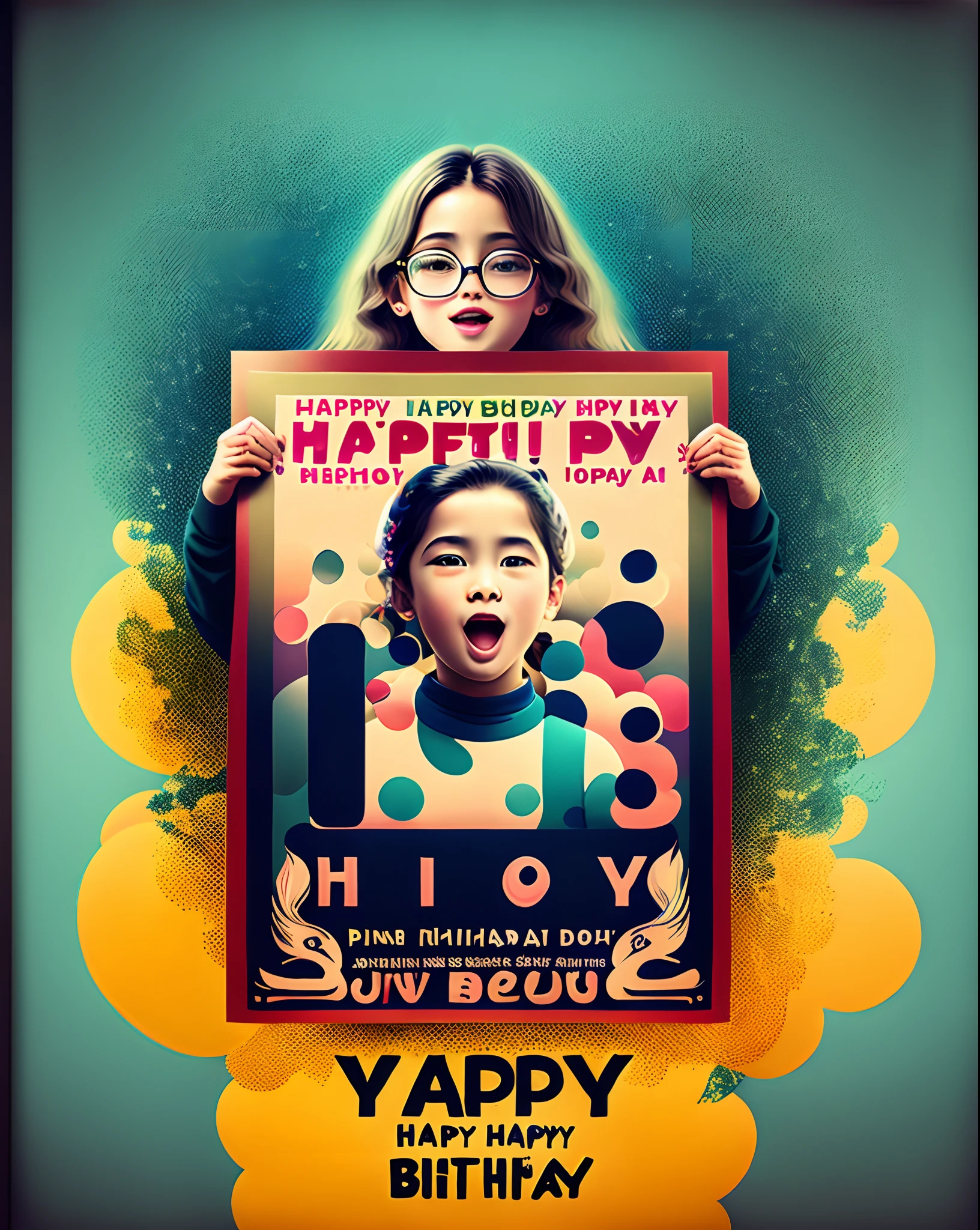 Happy birthday poster