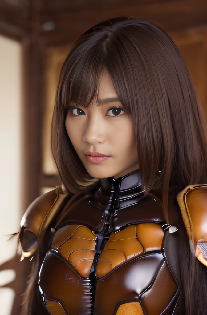 (high resolution,masterpiece,best quality,extremely detailed CG, anime, official art:1.4), realistic, photo, amazing fine details, all intricate, gloss and shiny,awesome many layers, 8k wall paper, 3d, sketch, kawaii, illustration,( solo:1.4), perfect female proportion,villainess, (fusion of dark brown cockroach and lady:1.4), (brown cockroach form lady:1.2), (brown cockroach lady:1.2), (fusion:1.2), (solo:1.4), (evil smile:1.2), muscular, abs, (cockroach brown exoskeleton bio insect suit:1.4), (cockroach brown exoskeleton bio insect armor:1.2), (brown transparency cockroach wing:1.4), (brown cockroach antennae:1.3),