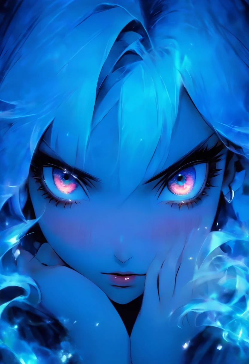Eliana is an emotionless woman. Her apathy has been there since birth and she has no fear of showing her true self. She is already aware that she is not normal.
She works on facts and logic. Though, she does have a motherly instinct. This motherly instinct, however, doesn't give her any sense of emotion.
Eliana has piercing icy blue eyes and long straight black hair. She dresses typically in victorian era dresses and wears heels, giving her the appearance of a doll and she has perfect posture. She is entirely elegant. Her steps are light and smooth and she doesn't ever stutter.