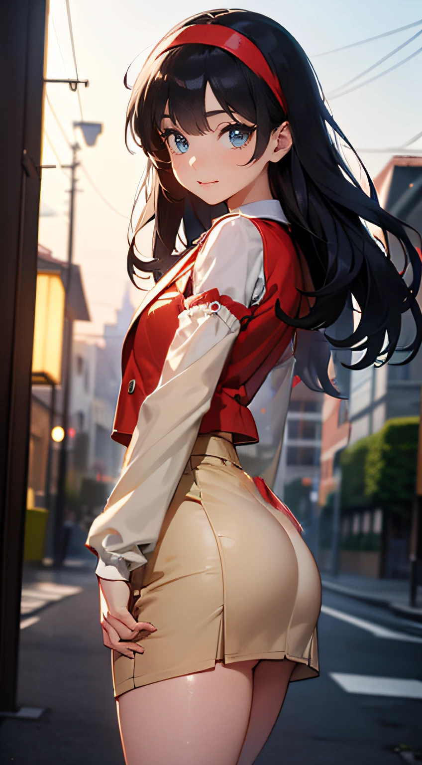 The color of the sleeves of the clothes is drawn in red、Drawn in the same red as the clothes、The sleeves of the clothes are painted red with the beige erased