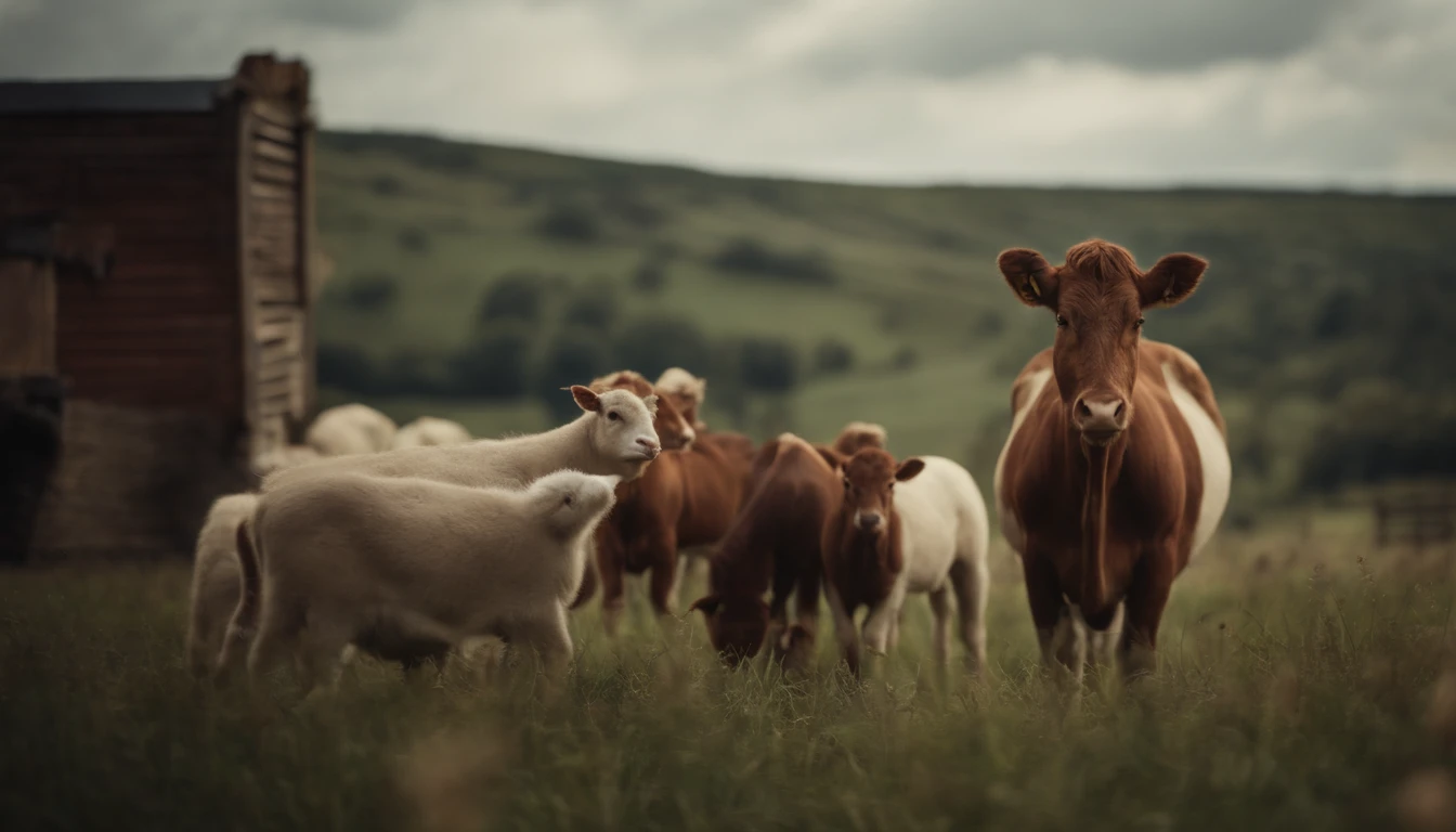 the animals on the farm