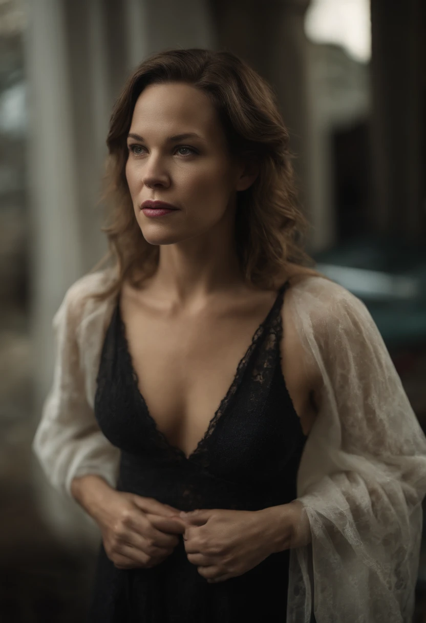 Franka Potente im Bad