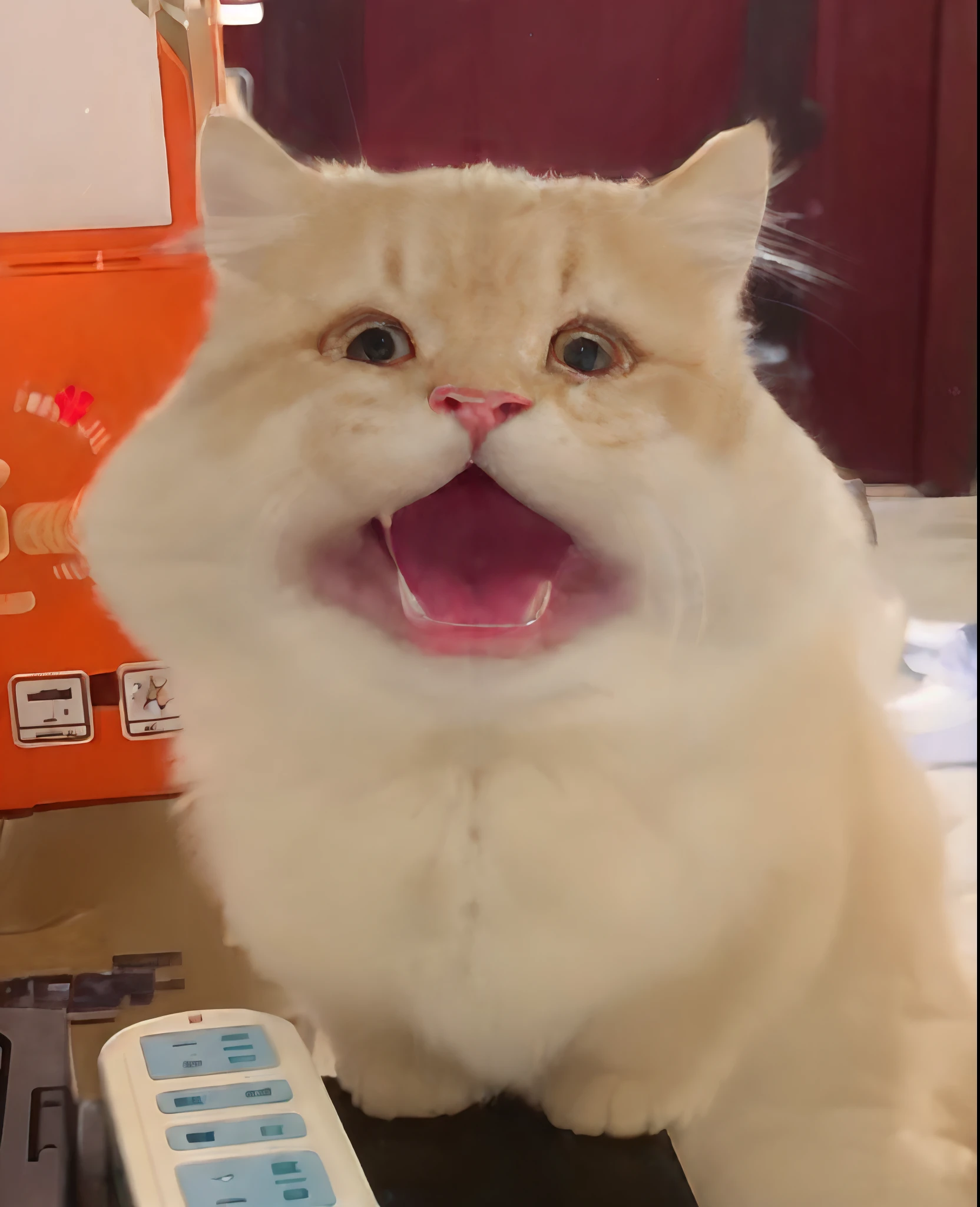 constellation, cat,open open mouth，adolable, Fantastic, Extremely detailed,8K wallpaper, Masterpiece, Best quality, Ultra-detailed, Best illumination, Best shadow