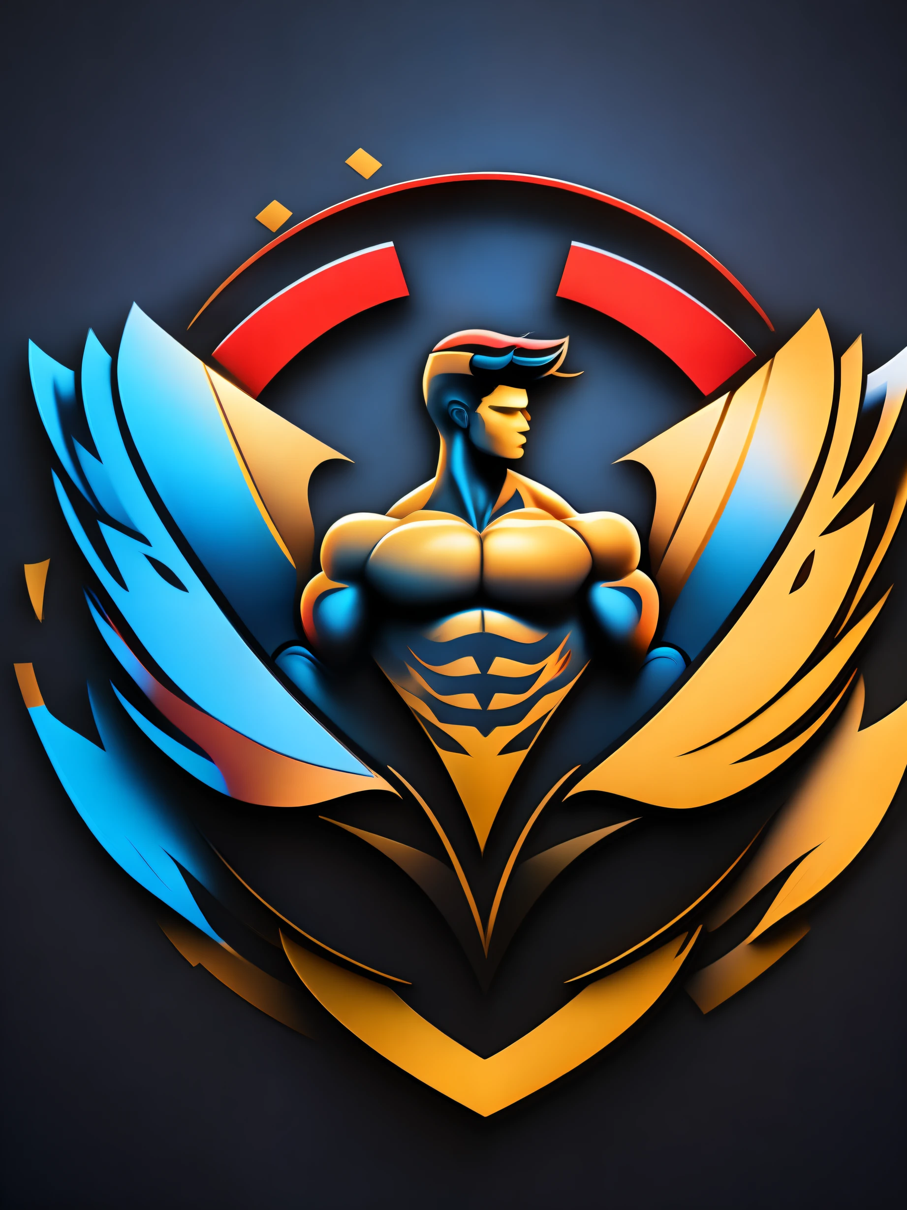 Featured fitness logo L no one