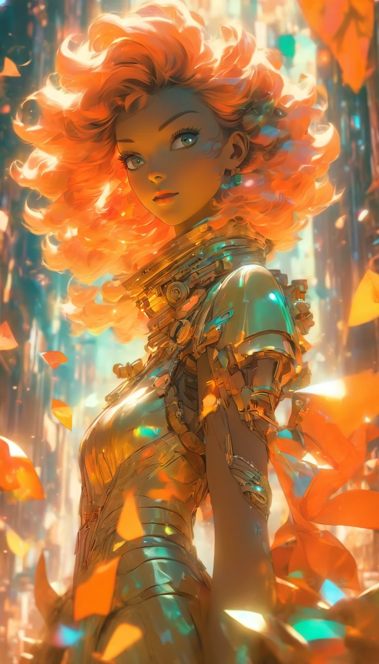 Galactic astrowave lunarpunk fashion in the style of autumnal steampunk retrofuturism, soft autumn leaf confetti, fluctuating ethereal depth of field, skewed realities, understated haute couture scifi activewear, iridescent pigment powder, holga medium format camera, lower body