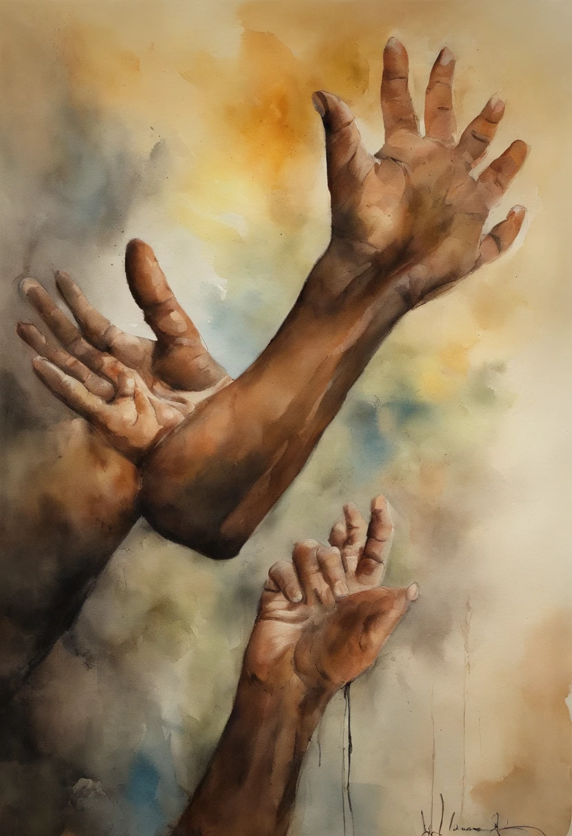 A Man Reaching Out His Hands Together Offering Help, bem vestido, Showing Affection, amizade, Extending your hands forward,  Hands facing up, looking-into-camera, palms facing upwards, Man very close to the camera,  Do not show the body below the waist, Hands pointed forward, homem com olhar sereno, arms outstretched.