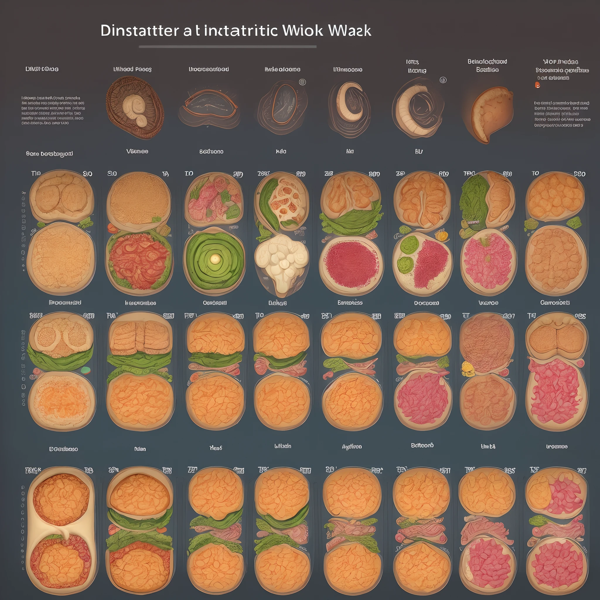 How digestive tract work chart