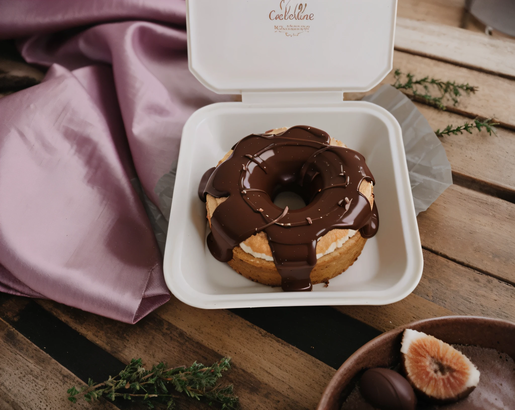 There's a carrot cake with chocolate frosting on top, decadente, calda de chocolate, delicioso, festivo, feito de Vidrado, Vidrado, caseoso, cobertura de chocolate, holiday season, quente, delicioso,🥕, sufocado chocolate derretido, 4k polymer clay food photography, 4k polymer clay food photography, Vidrado, delicioso, Foto do produto, Foto do produto de 35 mm", Foto do produto de alta qualidade, cobertura de chocolate, Fuji Choco, Foto do produto em miniatura, O Donut Poderoso, caramelo, foto oficial do produto, Foto do produto em close-up